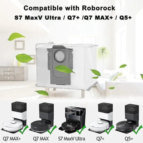 12-pack vacuum cleaner bags for Roborock Q7 Max /q7 Max+ / Q7 Max Plus Wholesale Hub