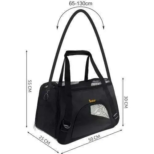 Pet Carrier Transport Bag, Black - Safe and Comfortable for Pets Wholesale Hub