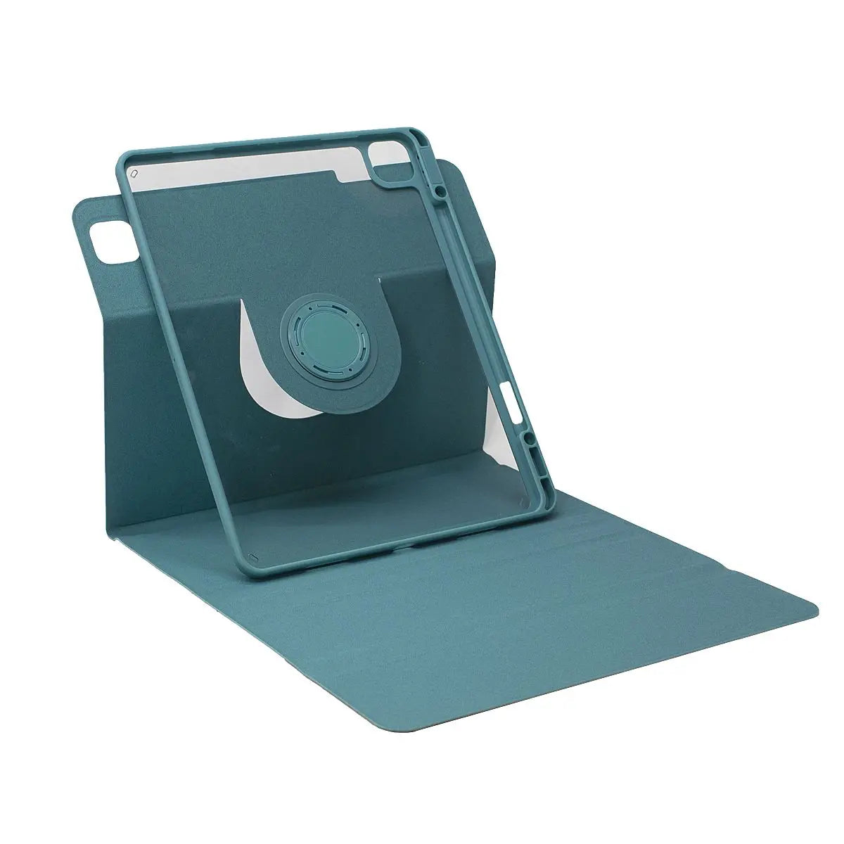 SENYOSON Dark Green iPad Pro 13 Inch Case for iPad Pro 13" M4 1st Generation 2024, Detachable Magnetic Rotating Stand Cover with Honeycomb Back Panel Cooling, Snug Fit Protective Case Wholesale Hub