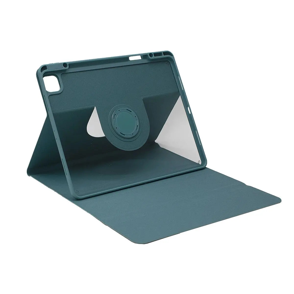 SENYOSON Dark Green iPad Pro 13 Inch Case for iPad Pro 13" M4 1st Generation 2024, Detachable Magnetic Rotating Stand Cover with Honeycomb Back Panel Cooling, Snug Fit Protective Case Wholesale Hub