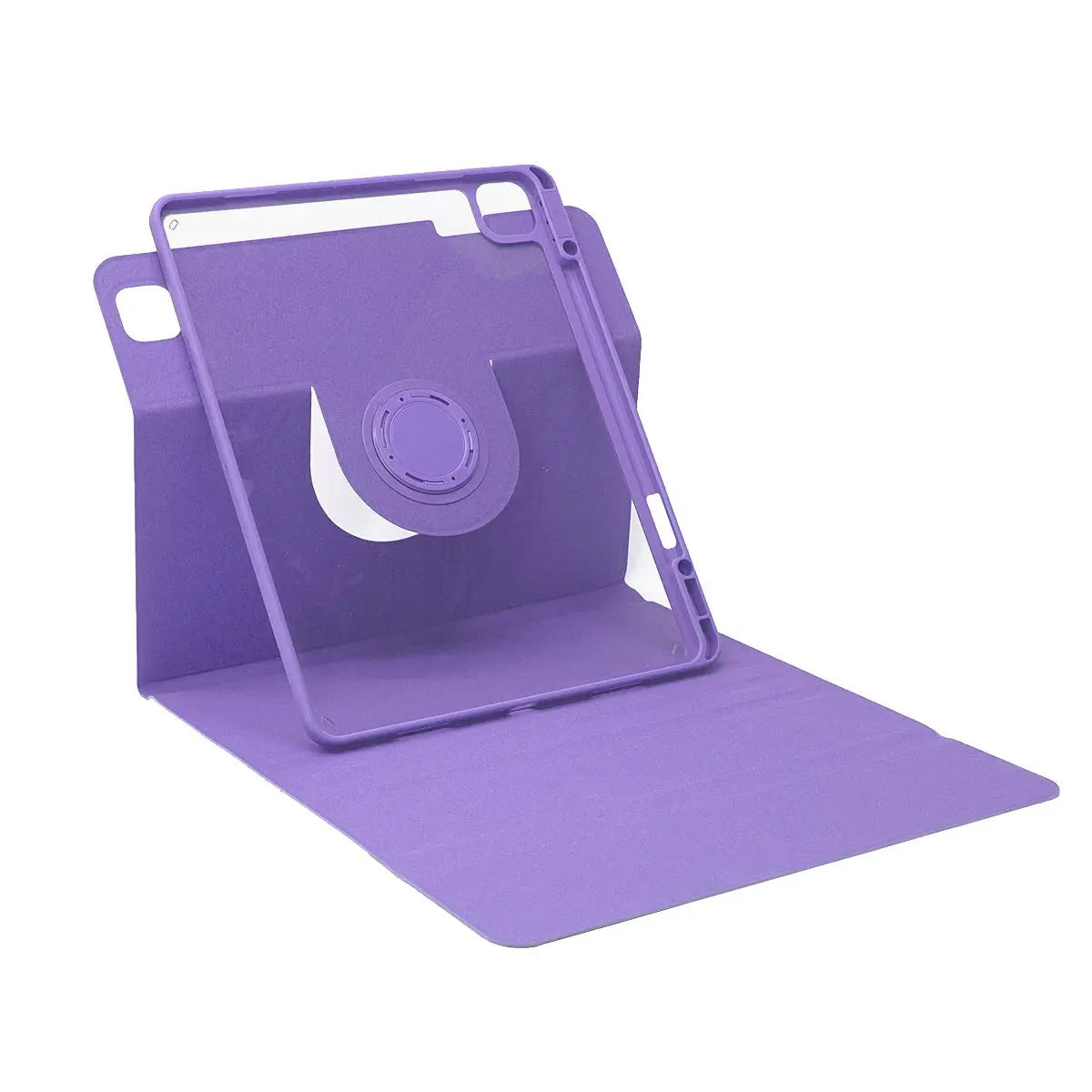 SENYOSON Purple iPad Pro 13 Inch Case for iPad Pro 13" M4 1st Generation 2024, Detachable Magnetic Rotating Stand Cover with Honeycomb Back Panel Cooling, Snug Fit Protective Case Wholesale Hub