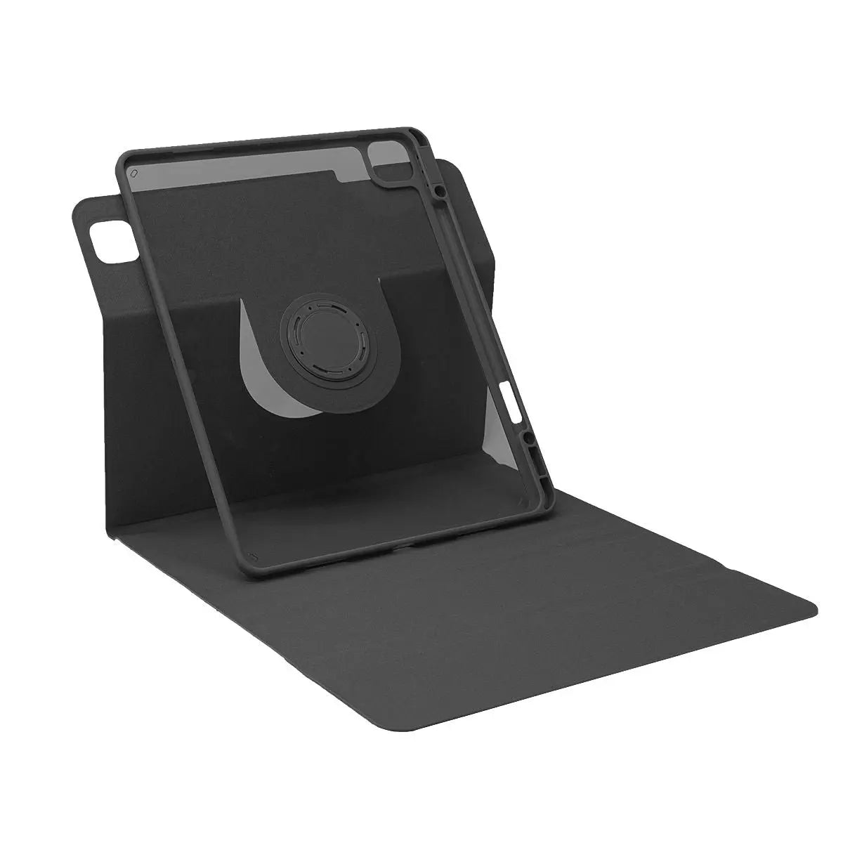 SENYOSON Black iPad Case for 9.7 Inch iPad 5th/6th Generation & iPad Air 2, Detachable Magnetic Rotating Stand Cover with Honeycomb Back Panel Cooling, Snug Fit Protective Case Wholesale Hub