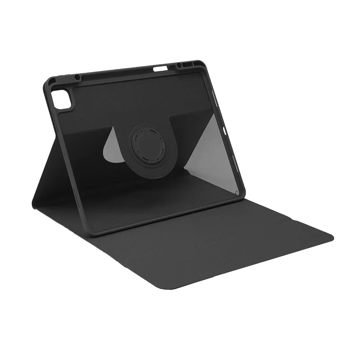 SENYOSON Black iPad Case for 9.7 Inch iPad 5th/6th Generation & iPad Air 2, Detachable Magnetic Rotating Stand Cover with Honeycomb Back Panel Cooling, Snug Fit Protective Case Wholesale Hub