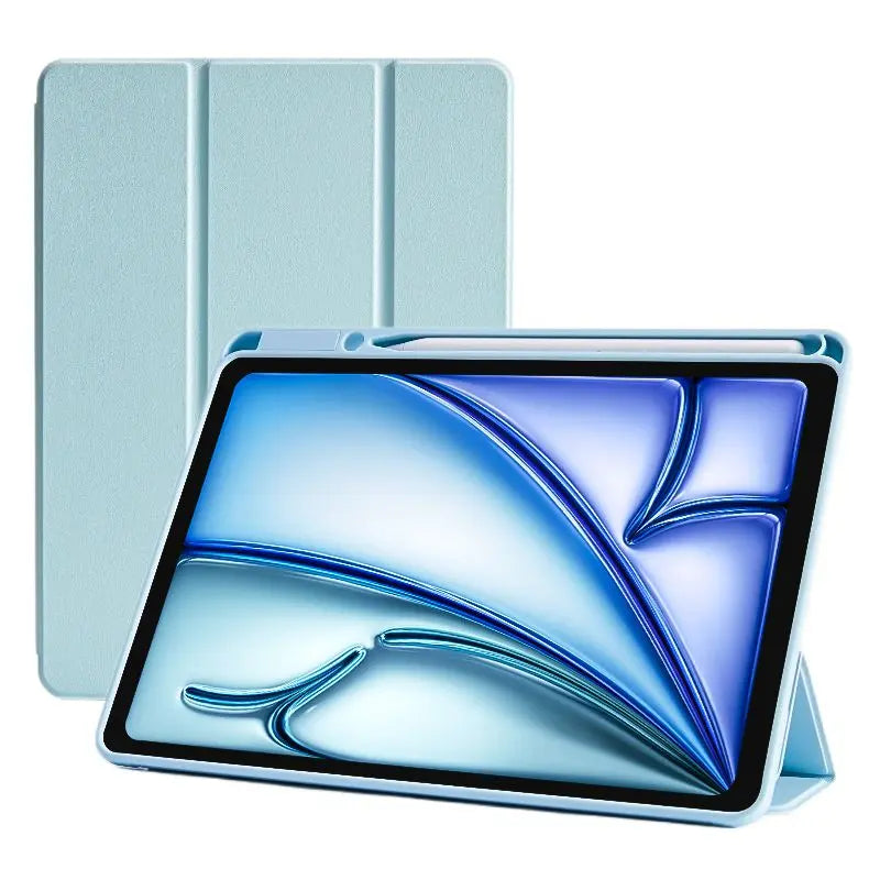 SENYOSON Blue iPad Case for 9.7 Inch iPad 5th/6th Generation & iPad Air 2, Lightweight Slim Soft TPU Trifold Stand Smart Cover with Pencil Holder, Auto Wake/Sleep Wholesale Hub