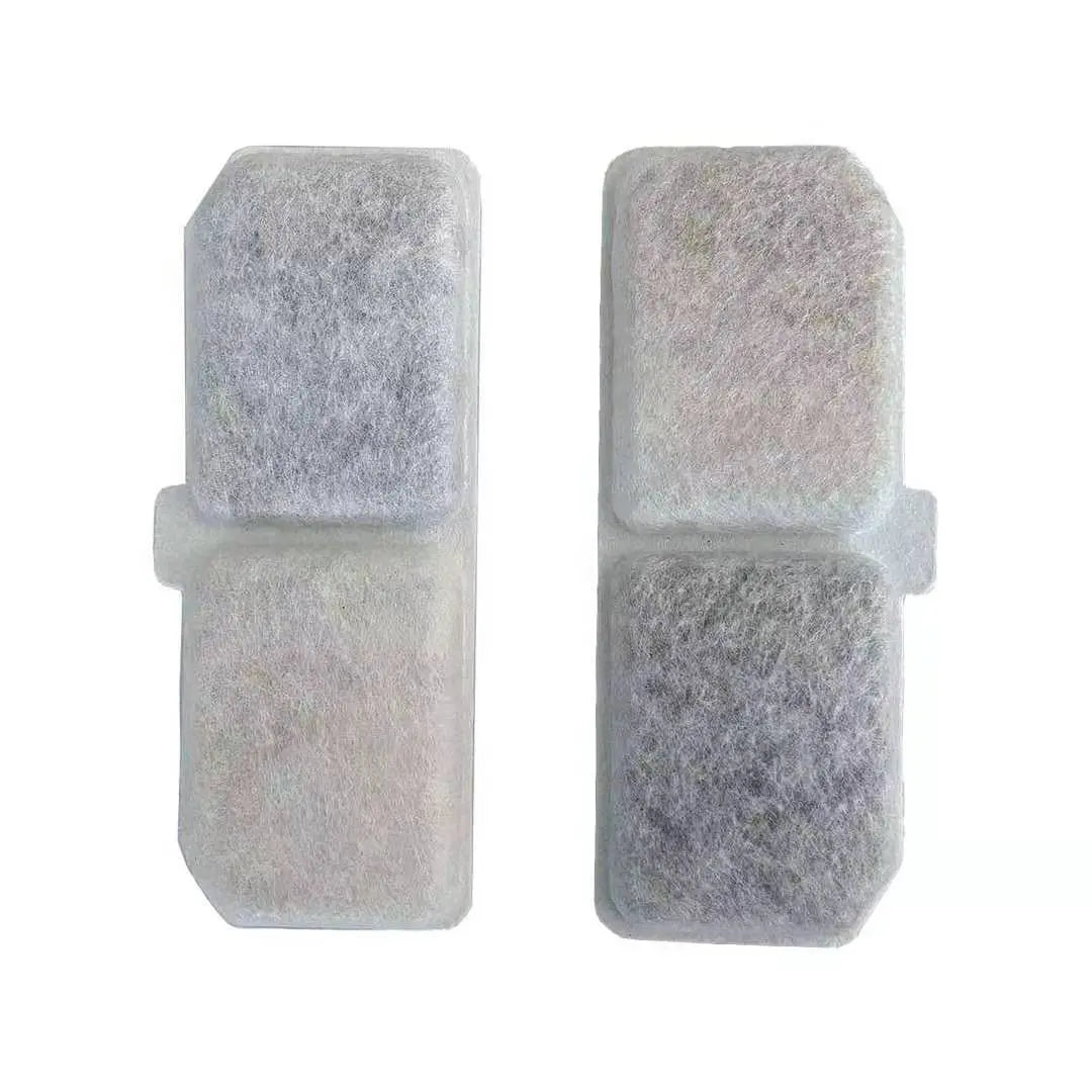 Cat Water Fountain Replacement Filters, 6 Pack Pet Fountain Filters with Activated Carbon and Sponge, Compatible with XC528 3L/101oz Automatic Cat Water Fountains Wholesale Hub