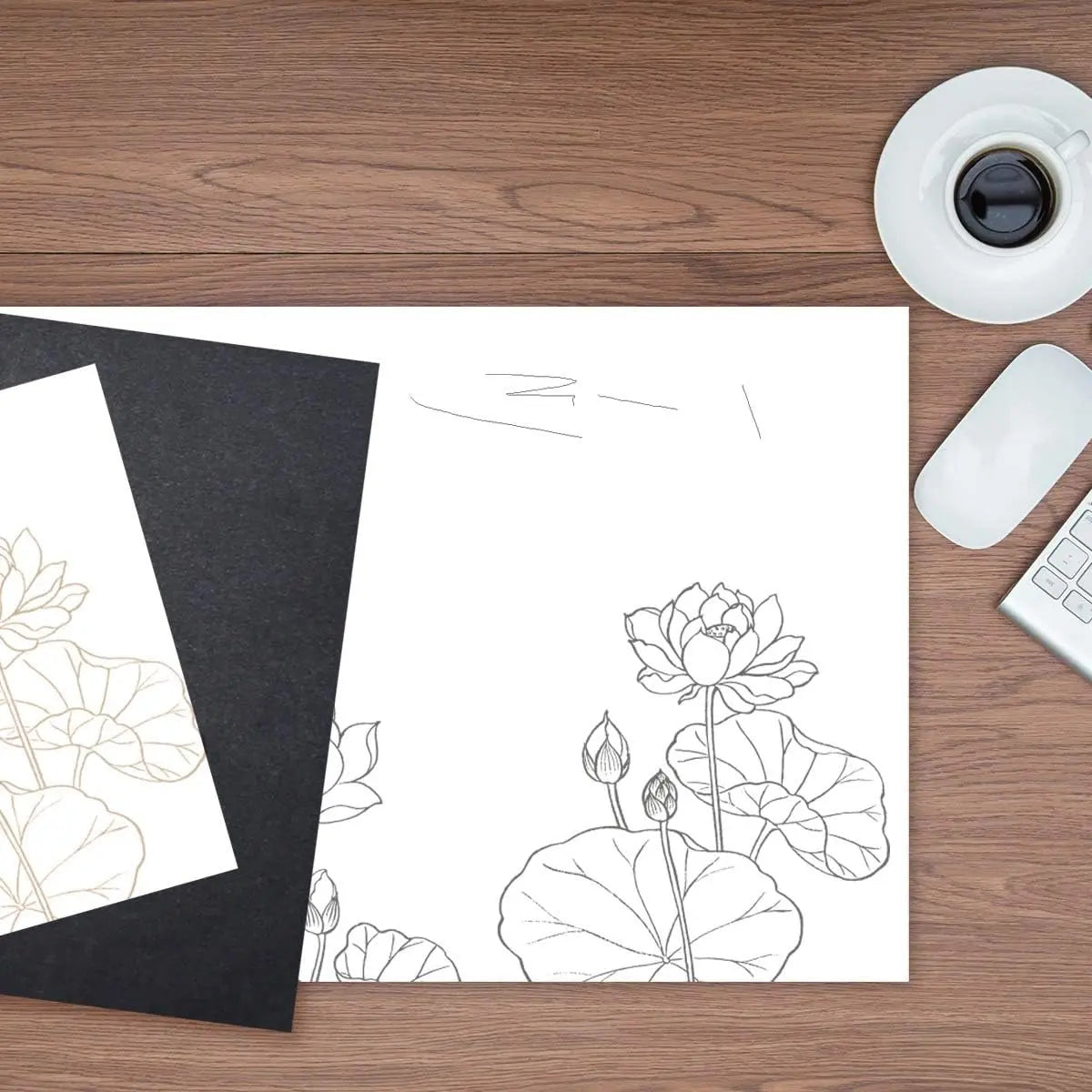 100 Sheets Carbon Transfer Paper Tracing for DIY Wood Working Canvas and Other Art Craft Surfaces Graphite & 5 Pieces Ball Embossing Stylus Black (8.3 x 11.7 Inches) Wholesale Hub