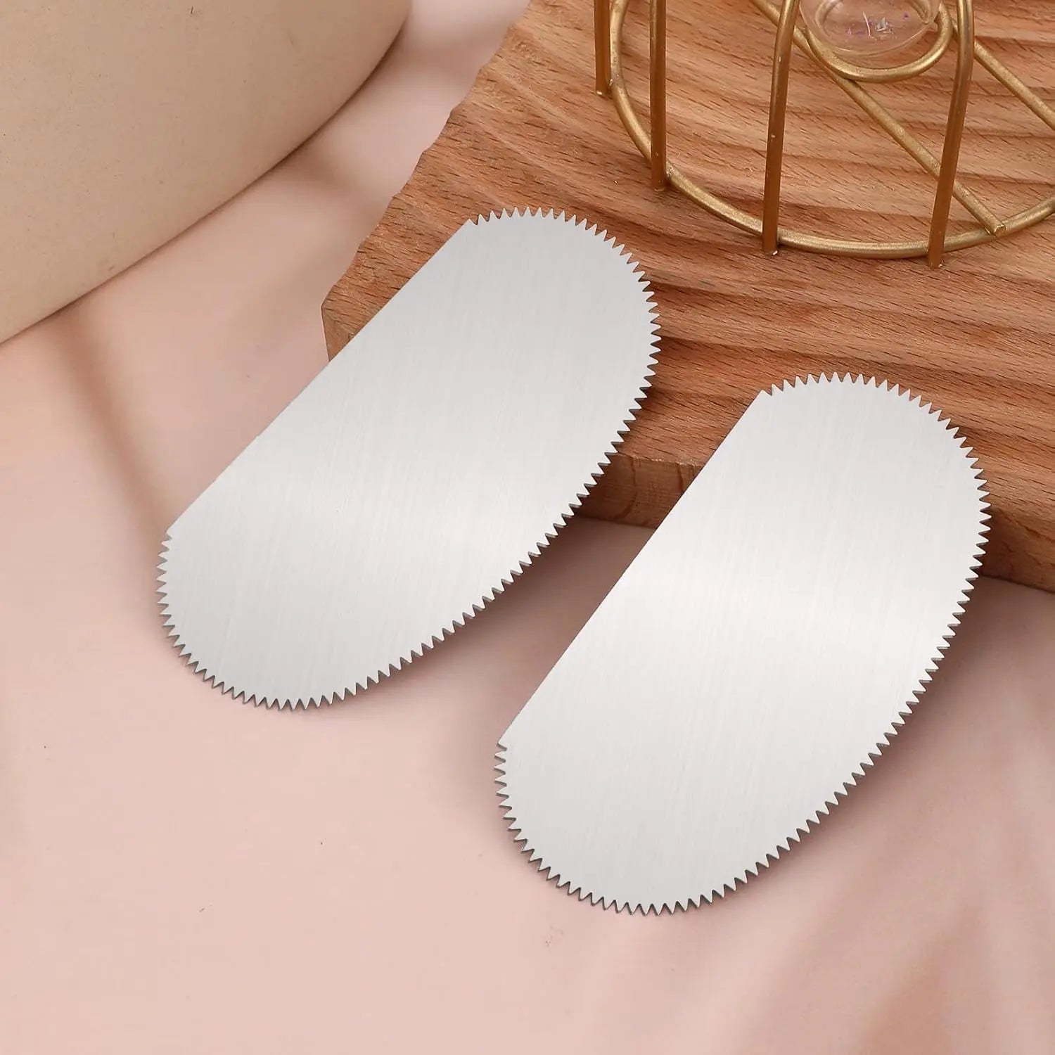 10 Pcs Stainless Steel Clay Scraper, Steel Pottery Tools Clay Ribs Serrated Sculpture Cutter Scraper Crafts Tool Ceramics Sculpting Tools Kits for Texturing Artists Modeling Potter Wholesale Hub