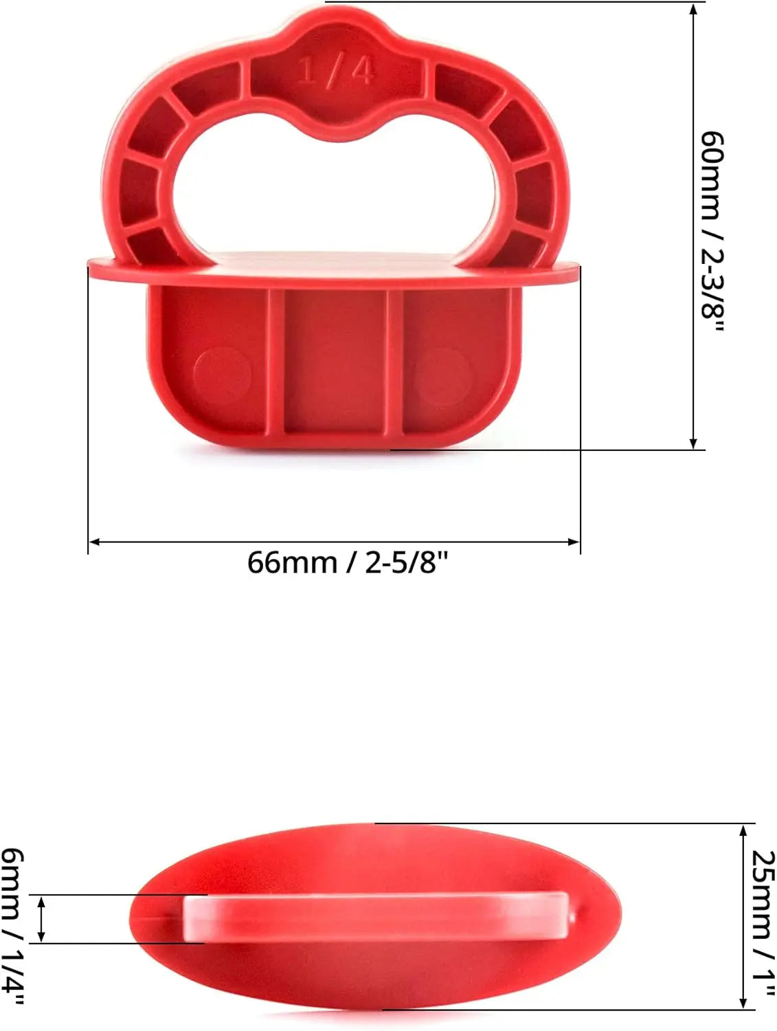 Deck Board Jig, 12 Pcs 1/4" Gap Deck Board Spacer Rings for Pressure Treated, Composite, PVC, Plank Wholesale Hub