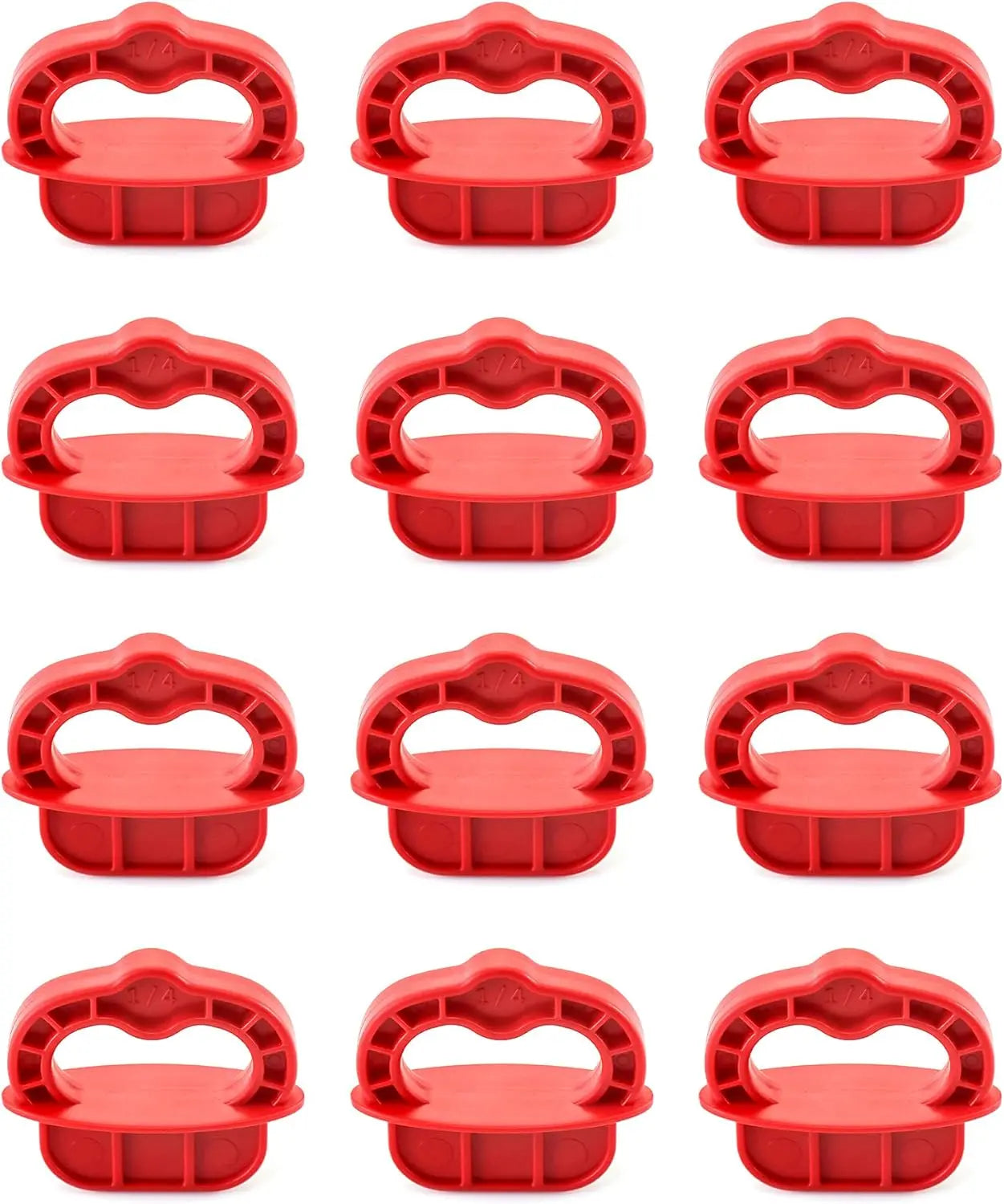 Deck Board Jig, 12 Pcs 1/4" Gap Deck Board Spacer Rings for Pressure Treated, Composite, PVC, Plank Wholesale Hub