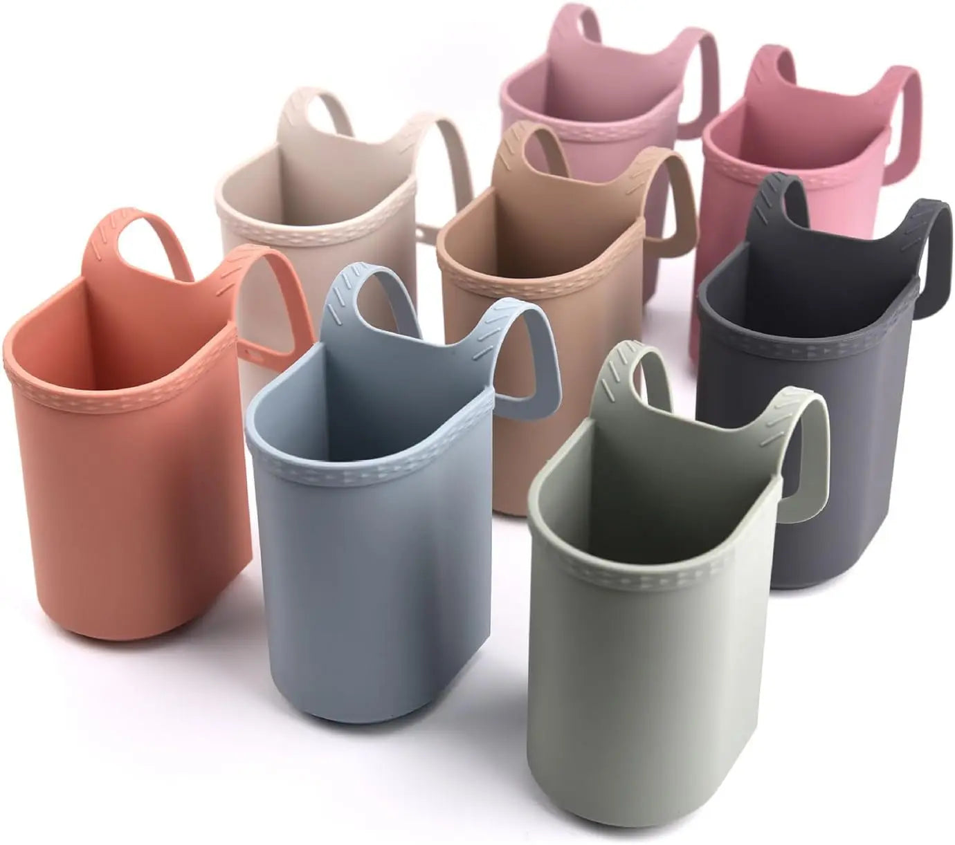 Universal Pink Stroller Silicon Cup Holder Hanging Storage Bag Wholesale Hub