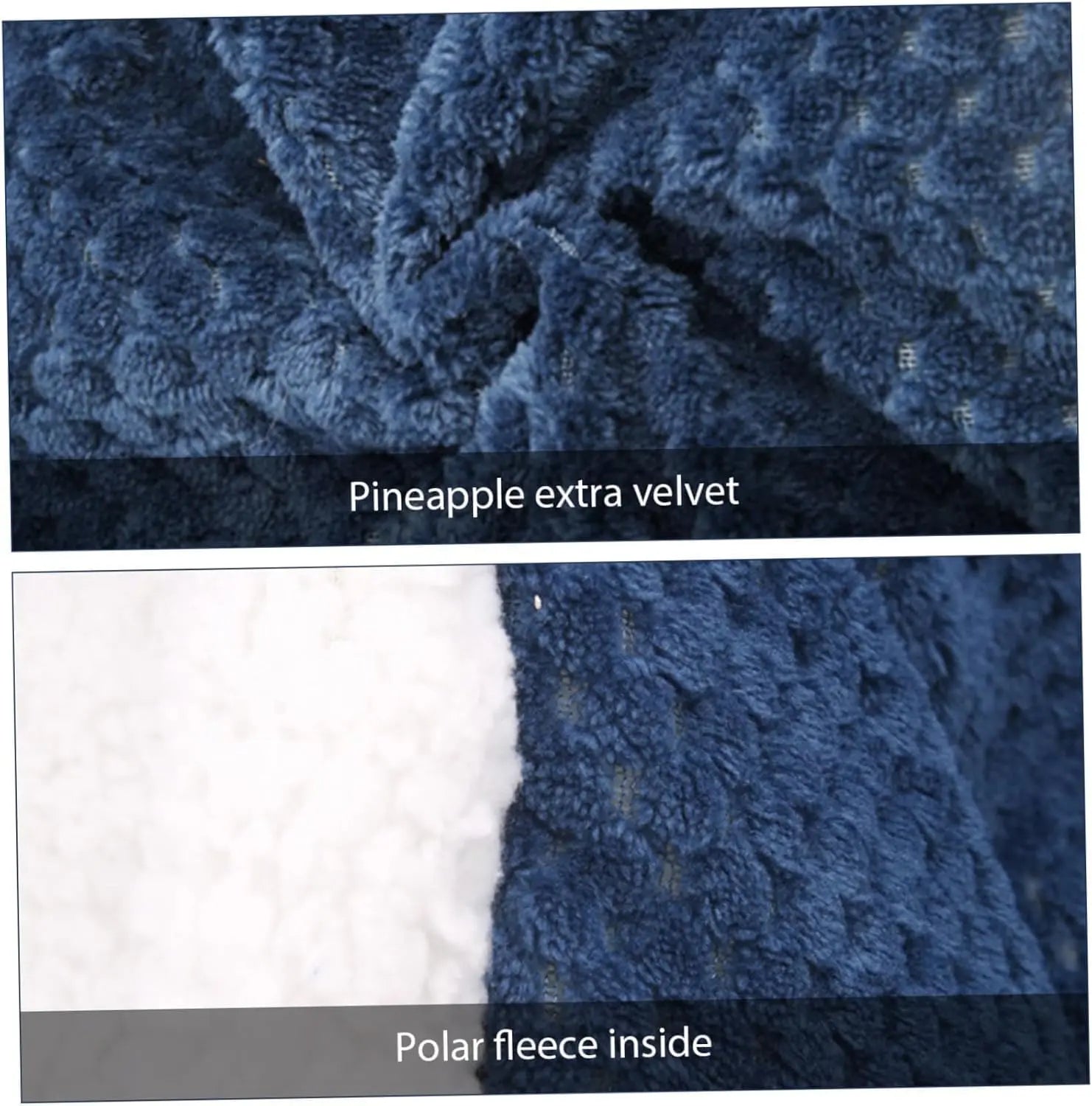 Cat Sleeping Bag Nest - Half-Closed Design - Plush & Fleece - Warm - Navy Blue - 1 Piece Wholesale Hub