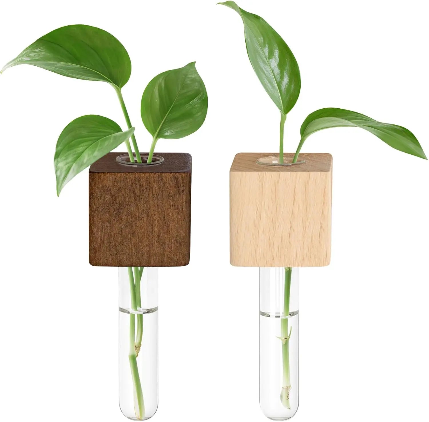2 Pack Magnetic Wall Vases Mini Hydroponic Test Tubes for Home Decor Wholesale Hub