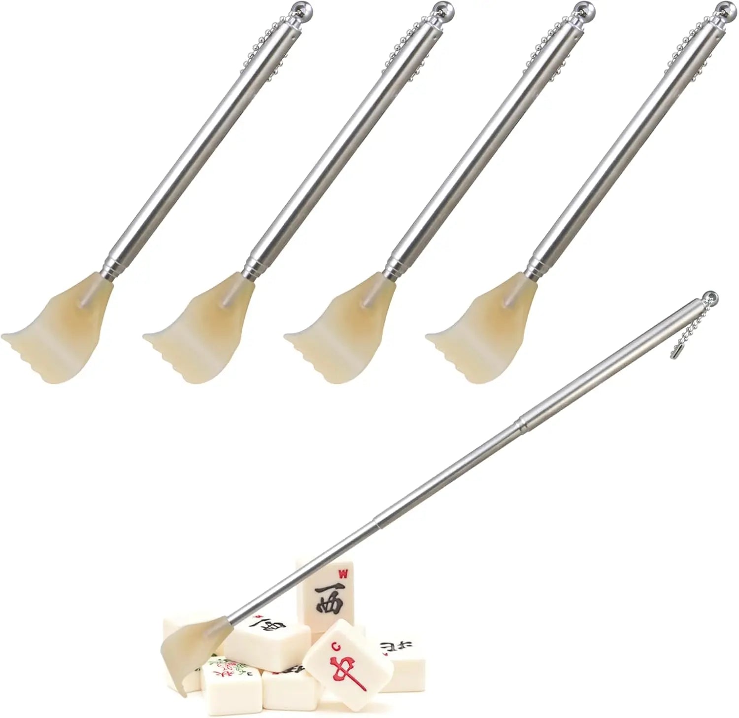 4 Piece Metal Extendable Mahjong Handles for Mahjong Sets and Accessories Enhance Game Feel and Smoothness Wholesale Hub