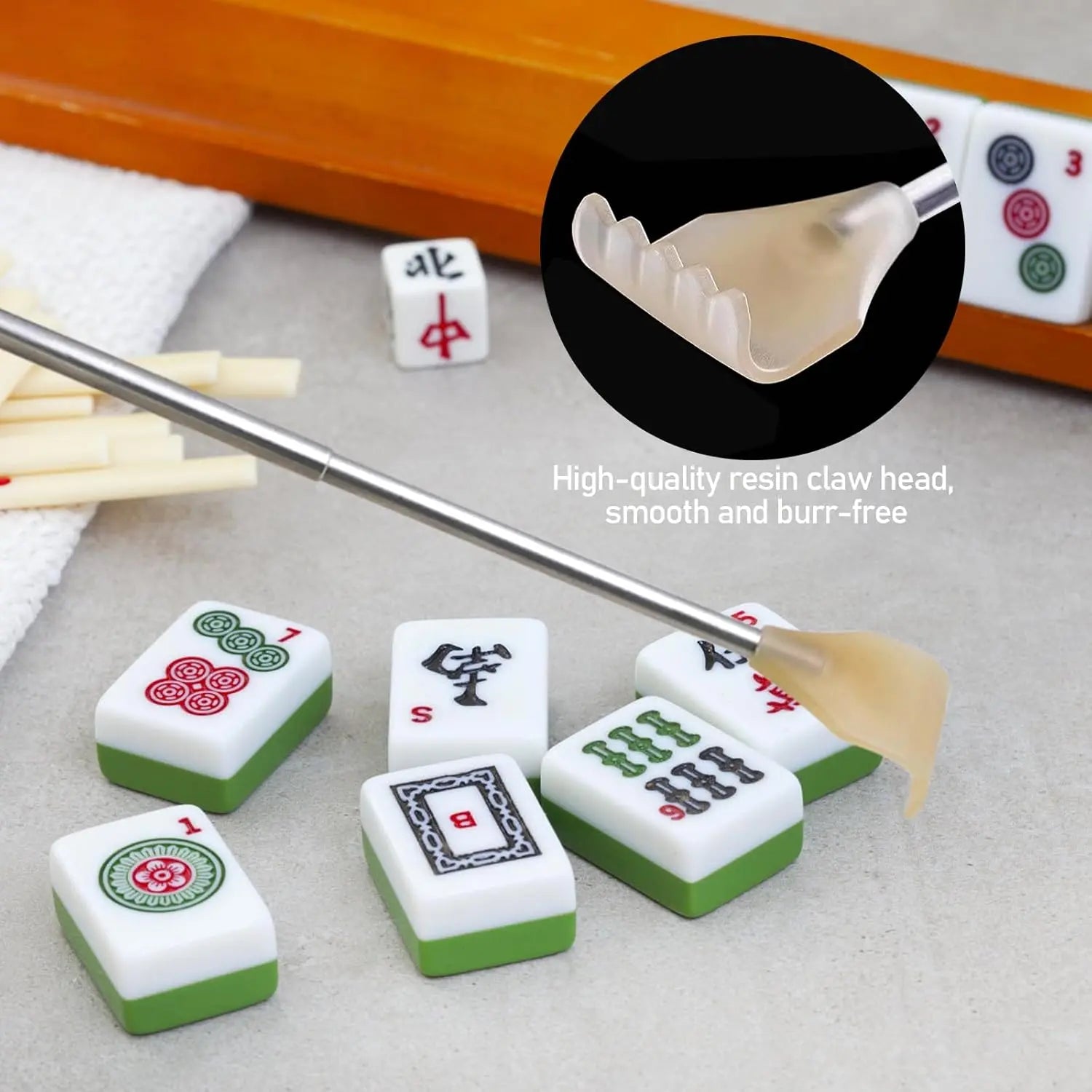 4 Piece Metal Extendable Mahjong Handles for Mahjong Sets and Accessories Enhance Game Feel and Smoothness Wholesale Hub