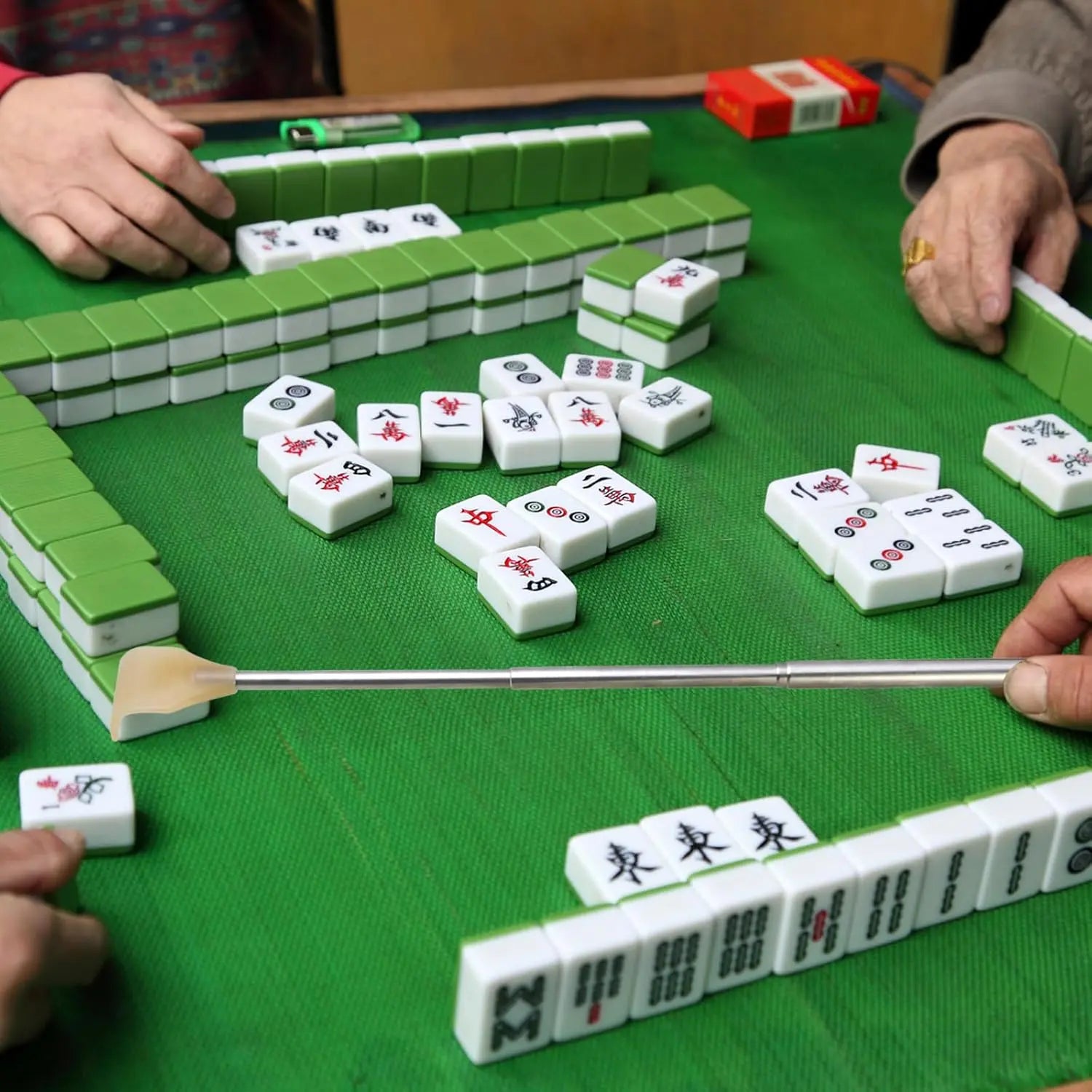 4 Piece Metal Extendable Mahjong Handles for Mahjong Sets and Accessories Enhance Game Feel and Smoothness Wholesale Hub