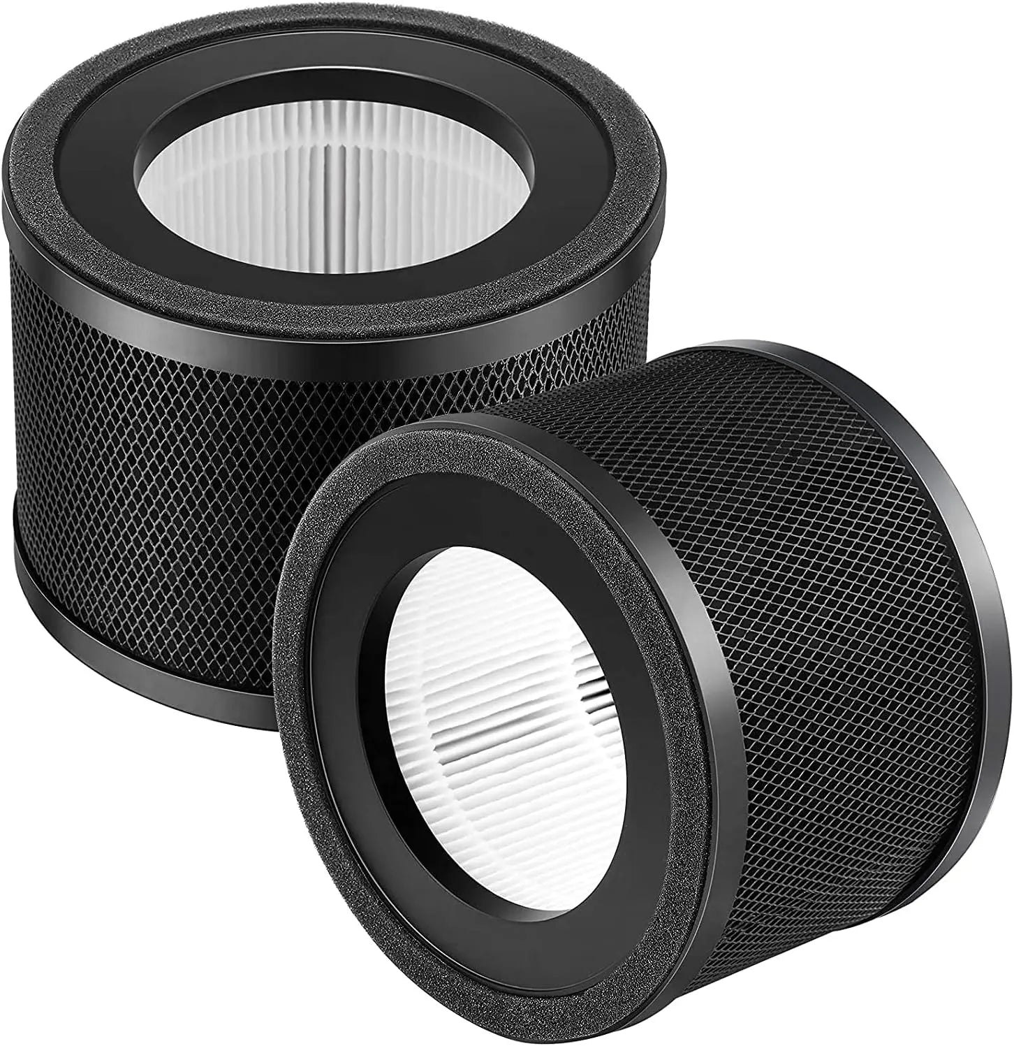 2 Pack HEPA Replacement Filter, Compatible with TaoTrics TT-AP001 and VAVA VA-EE014, 3-in-1 HEPA and Activated Carb Filter Wholesale Hub