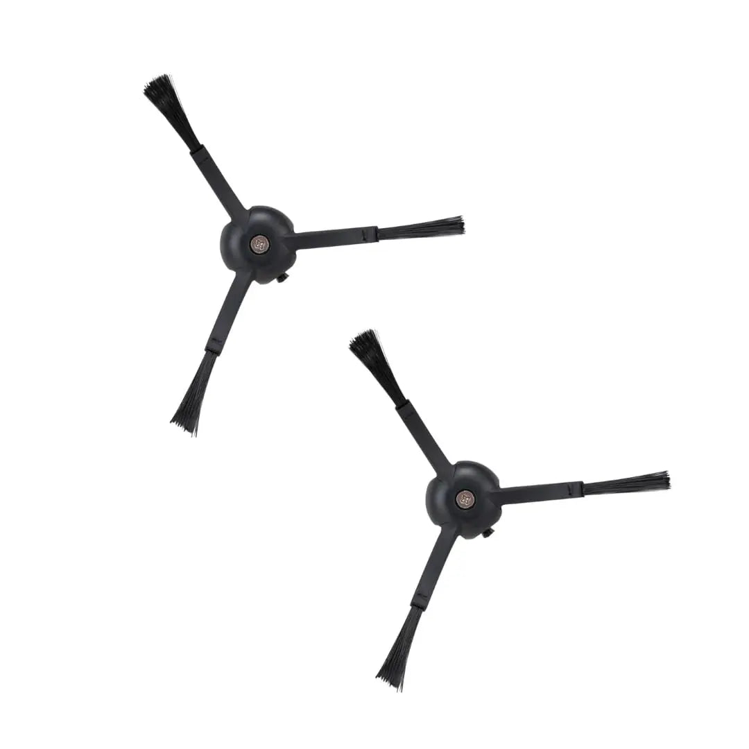 Side Brushes Replacement (2 Pieces) for S8 Pro Ultra, S7 Max Ultra, Qrevo, Qrevo Slim, Series of S7 MaxV/S7/Q7Max/Q8 Max/S8/Q7/Q5/S6/S5/S4/E5/E4/E3/E2 Robot Vacuum Cleaner, Black Wholesale Hub
