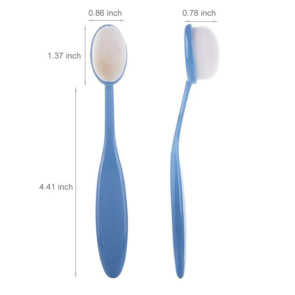 Ink Blending Brushes,Ink Blending Tool -10pcs brush head width 0.86 inch oval brush and 6 pcs brush head width 2.04 inch flat top mixed ink brush for Card Making Wholesale Hub
