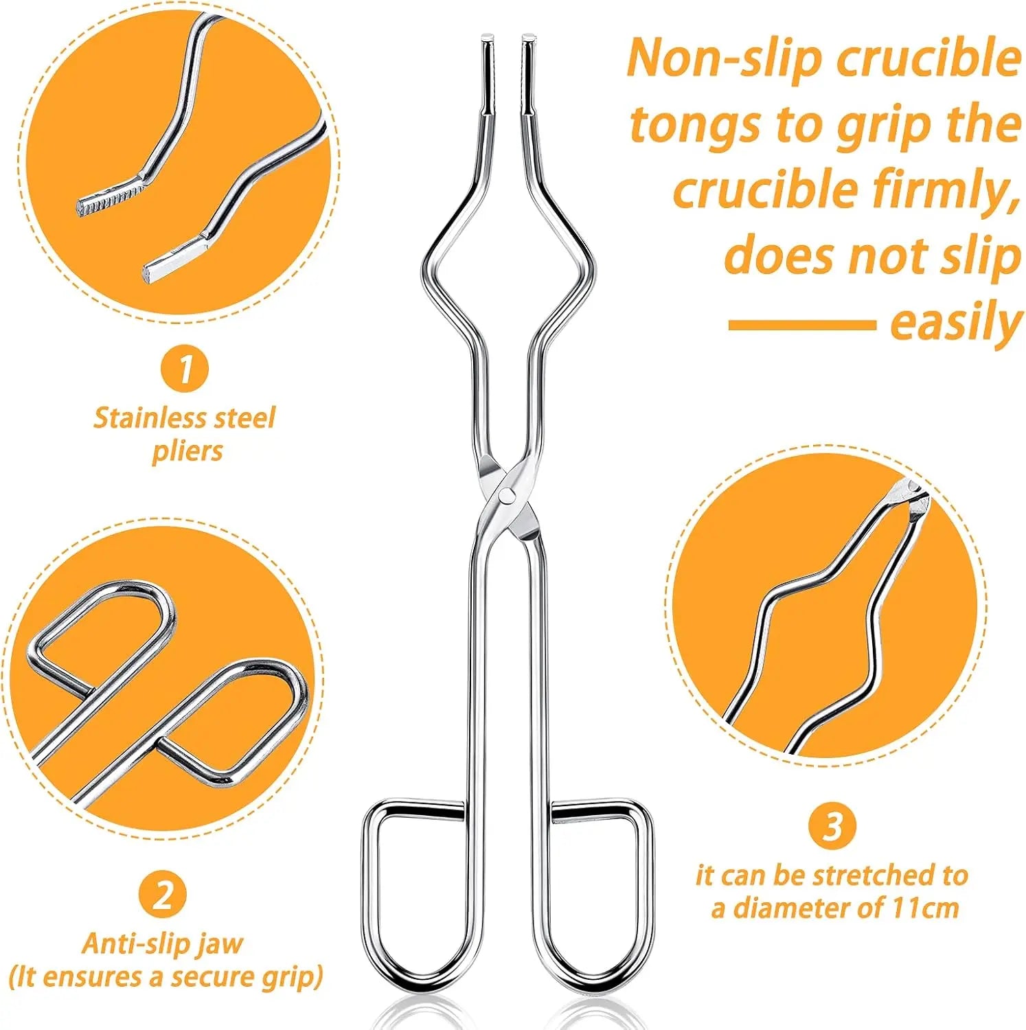 7 Pieces Graphite Torch Melting Casting Kit, Including 2 Graphite Crucible Stir Stick, Graphite Casting Mould 5-in-1 Graphite Casting Ingot Mould, Quartz Crucible, Cylindrical Graphite, Tong for Melt Wholesale Hub