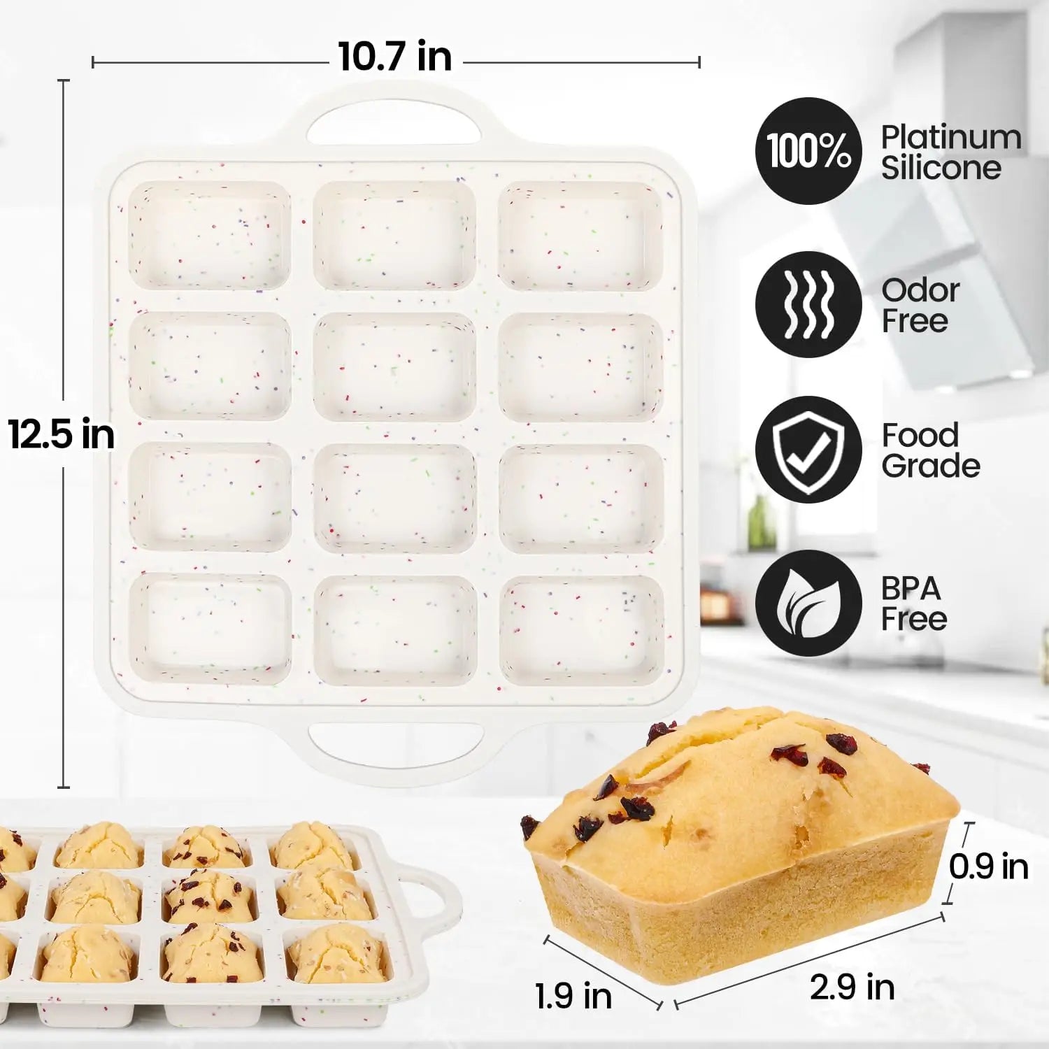 Silicone Mini Loaf Pan with Metal Frame & Silicone Bread Loaf Pans Wholesale Hub