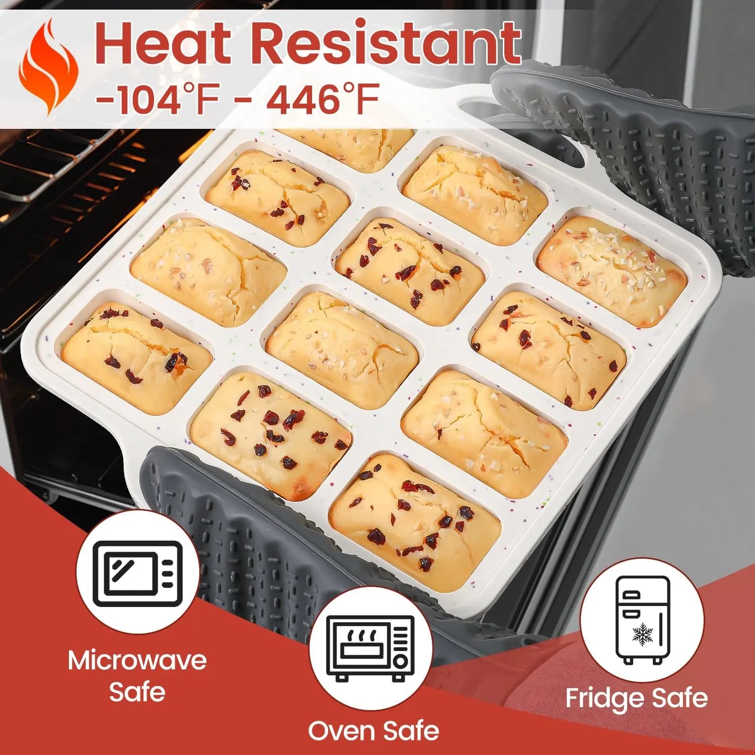 Silicone Mini Loaf Pan with Metal Frame & Silicone Bread Loaf Pans Wholesale Hub