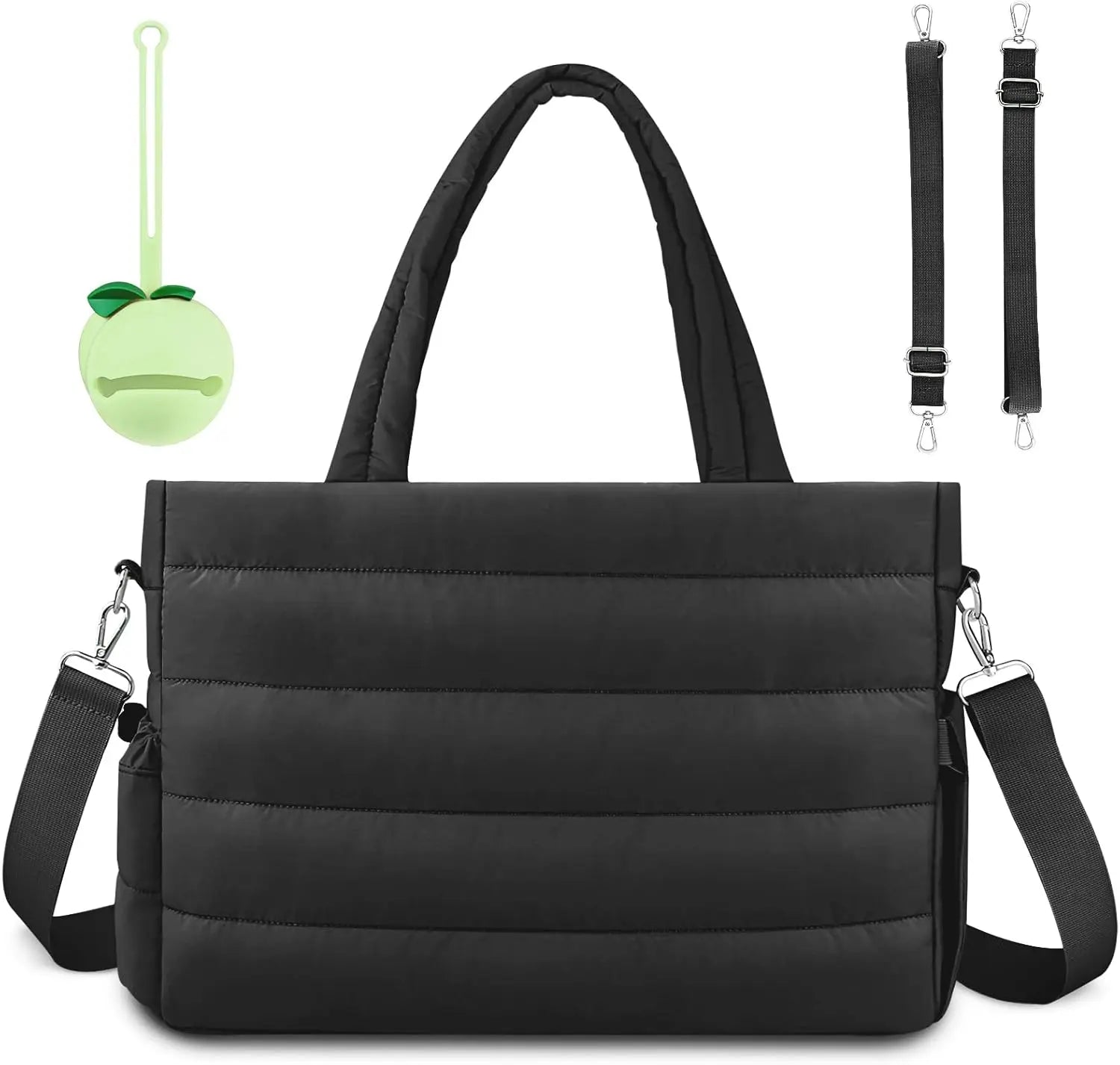 Diaper Bag Tote, Baby Diaper Tote Bags Crossbody Hospital Bag Travel Large Mommy Bag, with Silicone Pacifier Case Wholesale Hub