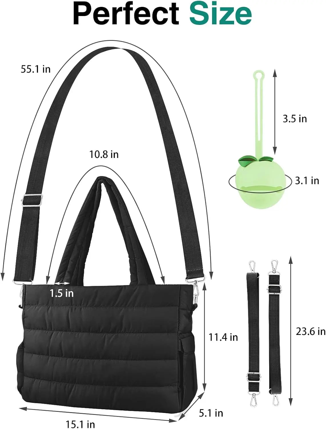 Diaper Bag Tote, Baby Diaper Tote Bags Crossbody Hospital Bag Travel Large Mommy Bag, with Silicone Pacifier Case Wholesale Hub