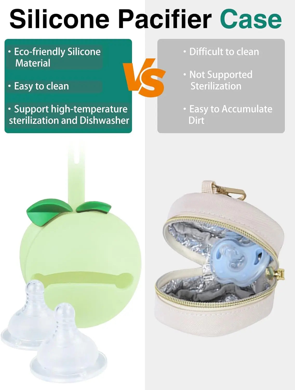 Diaper Bag Tote, Baby Diaper Tote Bags Crossbody Hospital Bag Travel Large Mommy Bag, with Silicone Pacifier Case Wholesale Hub
