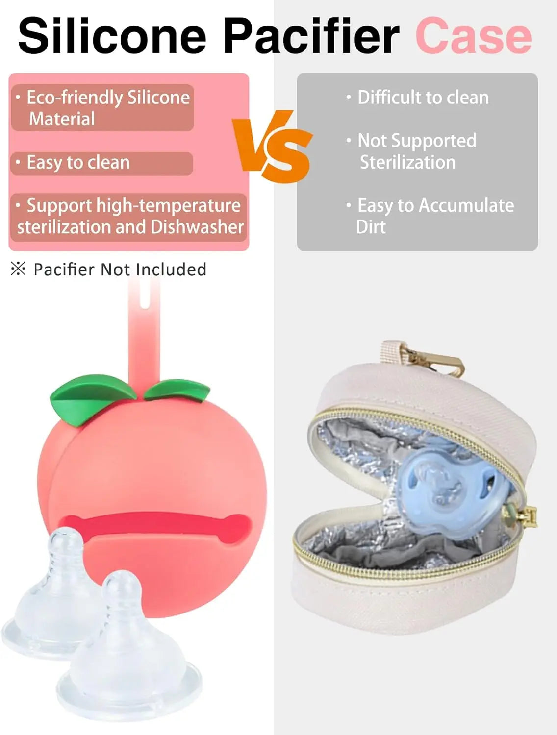 Diaper Bag Tote, Baby Diaper Tote Bags Crossbody Hospital Bag Travel Large Mommy Bag, with Silicone Pacifier Case Wholesale Hub