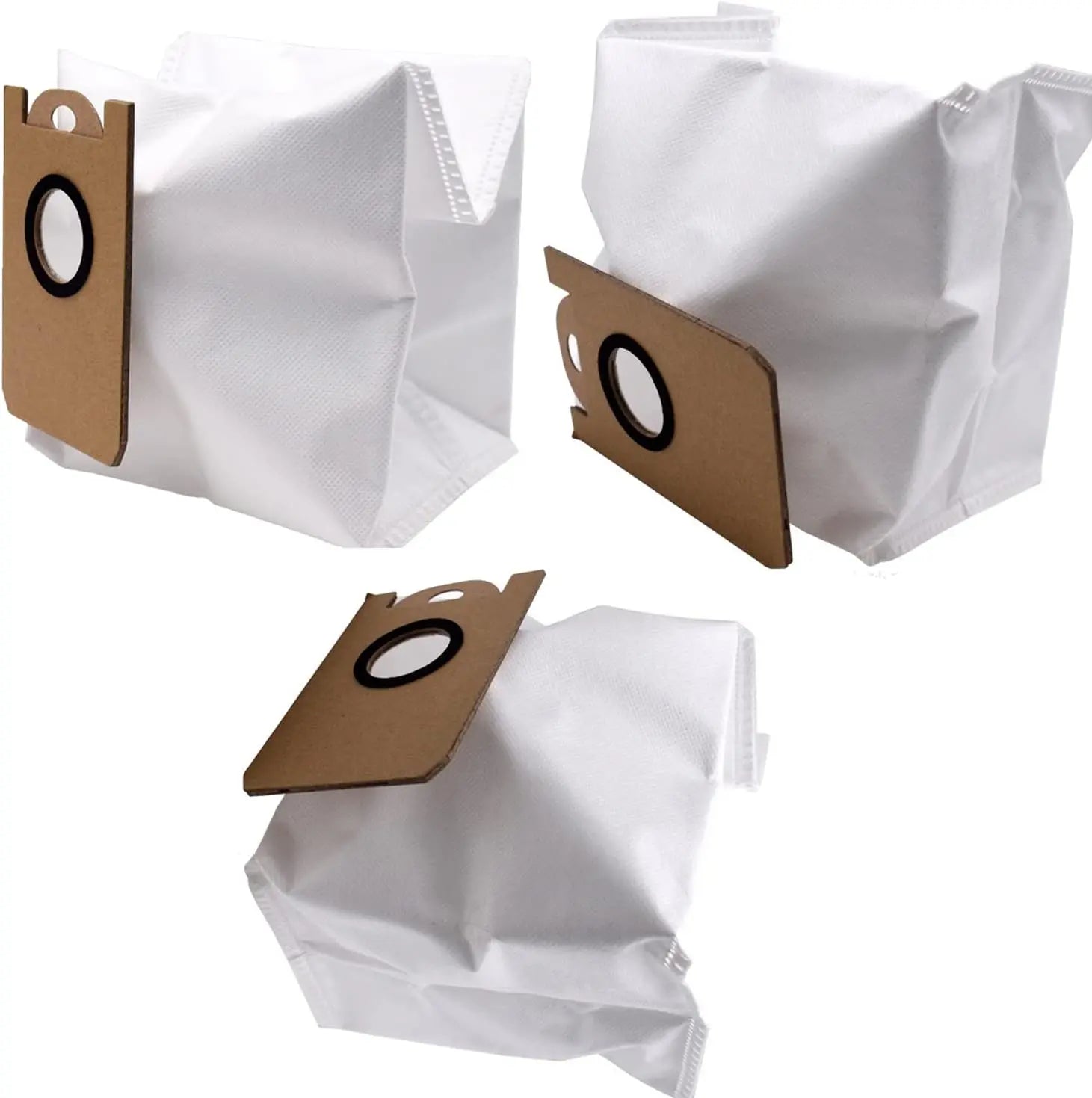 Dust Bags Replacement for iHome AutoVac Nova Pro Self Empty Robot Vacuum Cleaner Accessory Parts, for iHome Nova S1 Pro, Halo, Orbita, Eclipse, Luna, 6 Pack Wholesale Hub