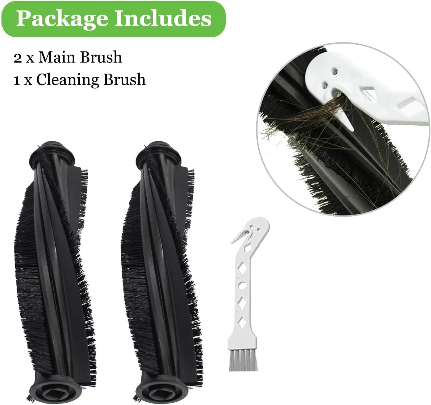 Main Roller Brush for Shark ION AV753 AV752 AV751 R85 RV850 S86 S87 S88 R71 R72 R75 RV761 RV771 RV871 ION Robot Vacuum Cleaner Replacement Accessories Wholesale Hub