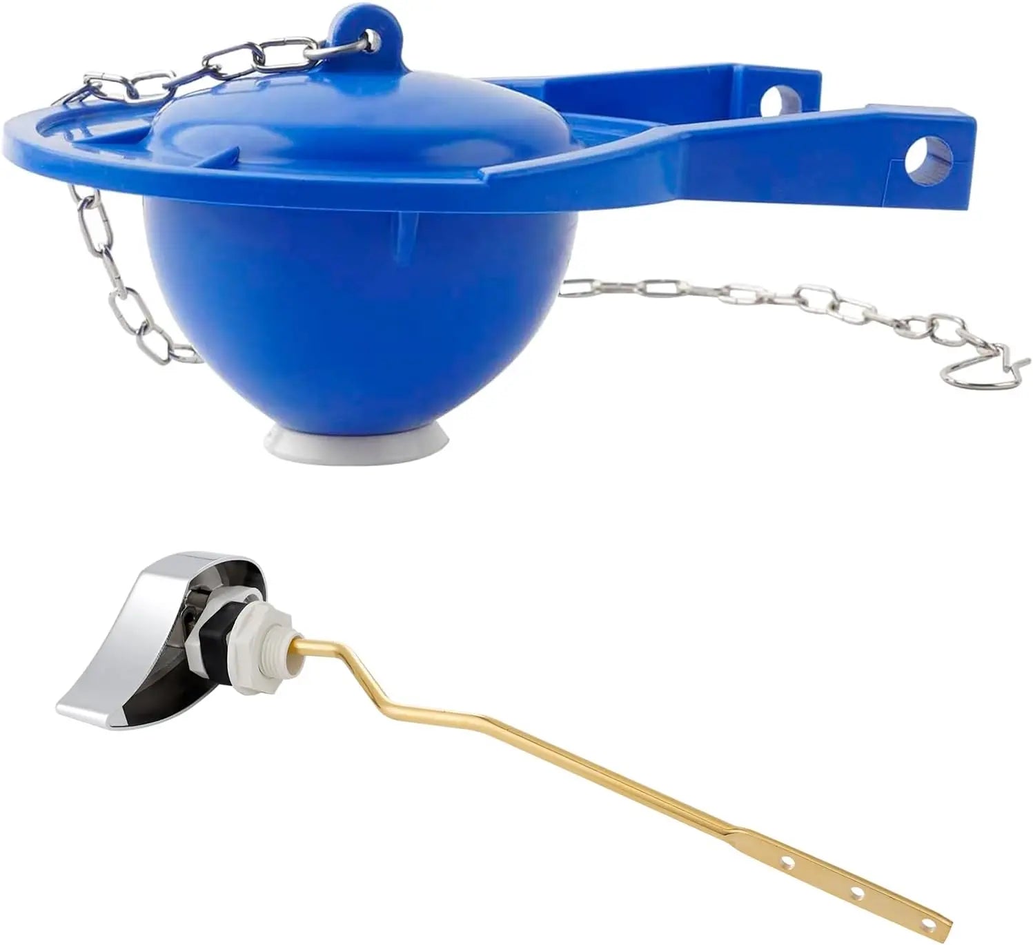 Large 3-Inch Toilet Flapper with Toilet Handle Replacement Compatible with TOTO THU068#CP Trip Lvr Wholesale Hub