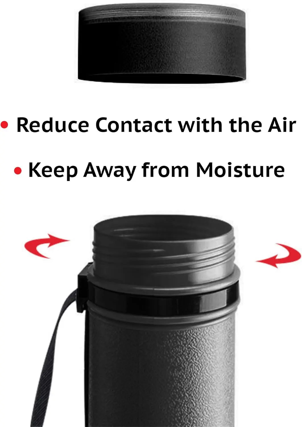 2-Pack Extendable Poster Tubes Expand from 24.5” to 40” with Shoulder Strap | Carry Documents, Blueprints, Drawings and Art | Black Portable Durable Round Storage Cases with Lids and Labels Wholesale Hub