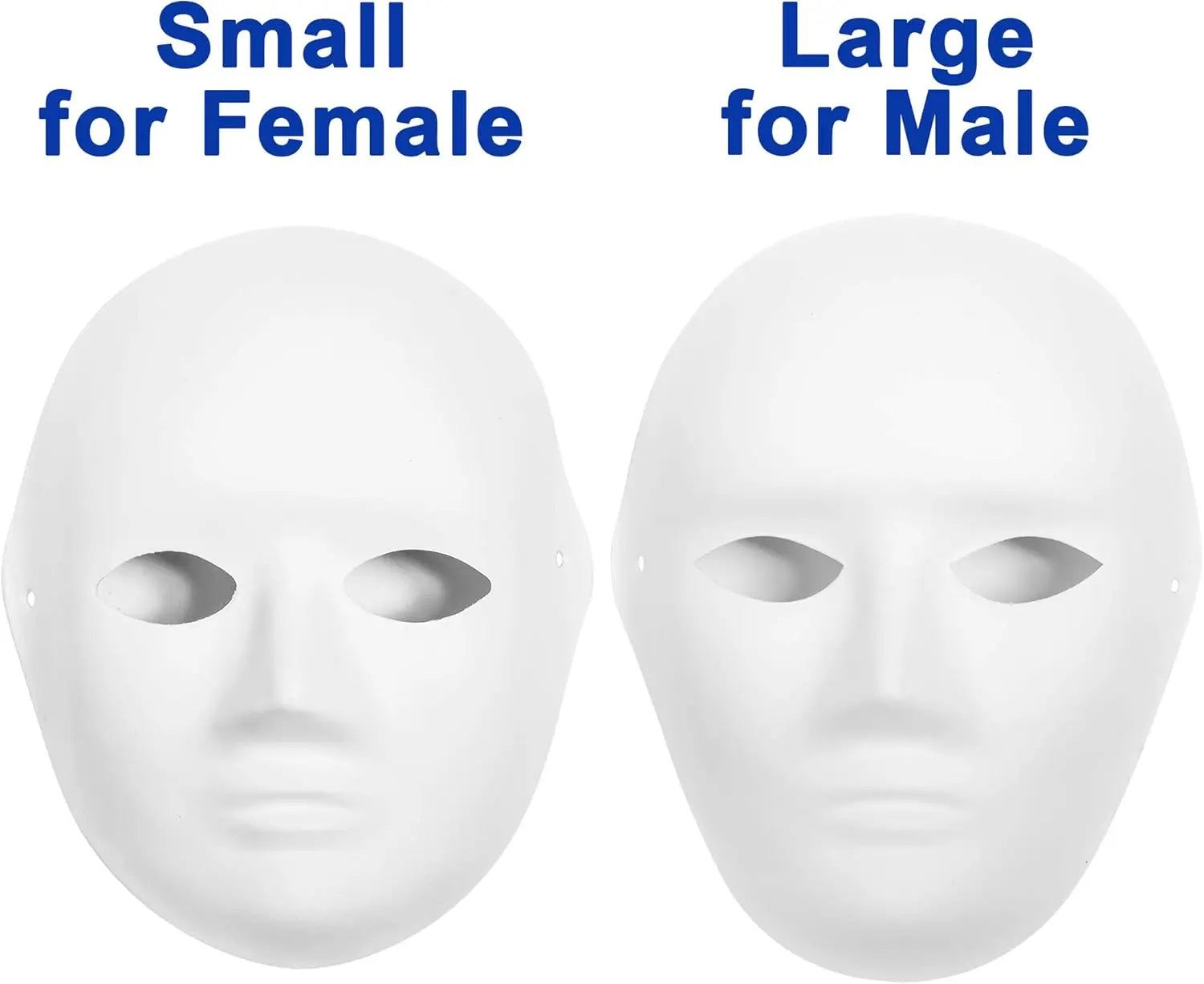 (30+16PCS) Paper Mache Masks & Cat Mask White Blank for Party, Cosplay, Artistic Projects, Theater, Halloween, Masquerade Parties, Classroom Art Wholesale Hub