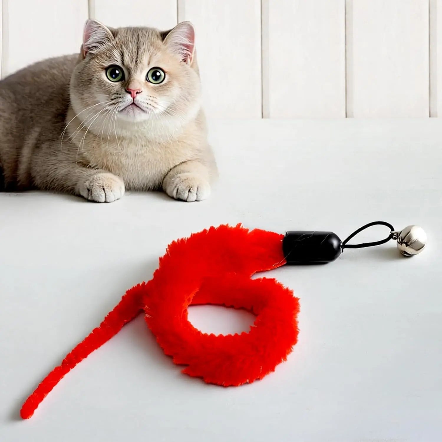 10 Packs Cat Worm Toys, Colorful Worm Cat Toy, Interactive Cats Wand Attachment Toys for Teaser Play and Chase Exercise with Kitten Wholesale Hub