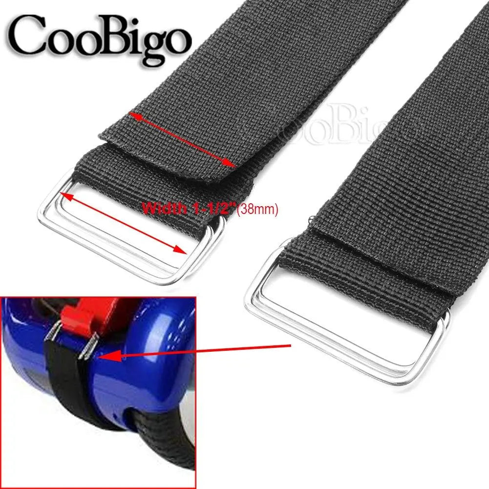 2 Pack Hoverboard Seat Attachment Straps, HoverKart Replacement Straps Adjustable with Tri-Glide Buckle Polypropylene PP Webbing Adjustment Strap Width 1-1/2" Wholesale Hub