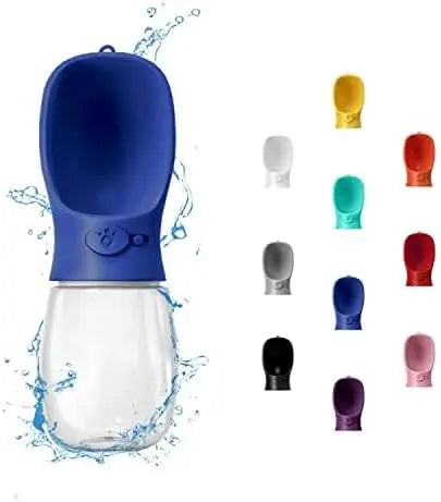 Portable Dog Water Bottle, 12 OZ, Leak Proof Puppy Water Dispenser with Drinking Feeder for Pets Outdoor Walking, Hiking, Travel, Food Grade Plastic Wholesale Hub
