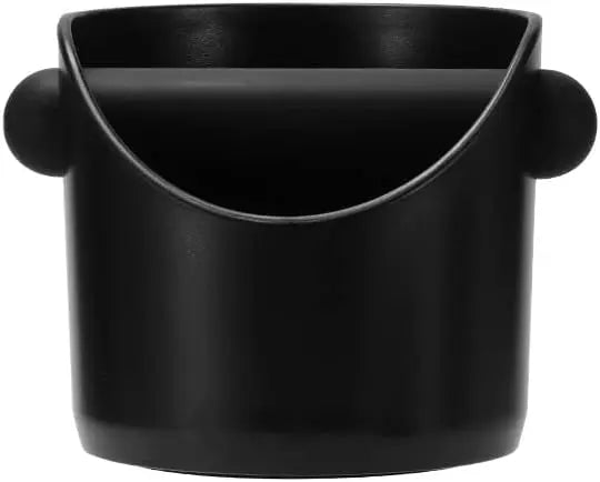 Coffee Knock Box, 4.6 in, Barista Style Espresso Grounds Knock Box, Removable Plastic Knock Rod, Non-Slip Base, Espresso Maker Accessory (Black) Wholesale Hub