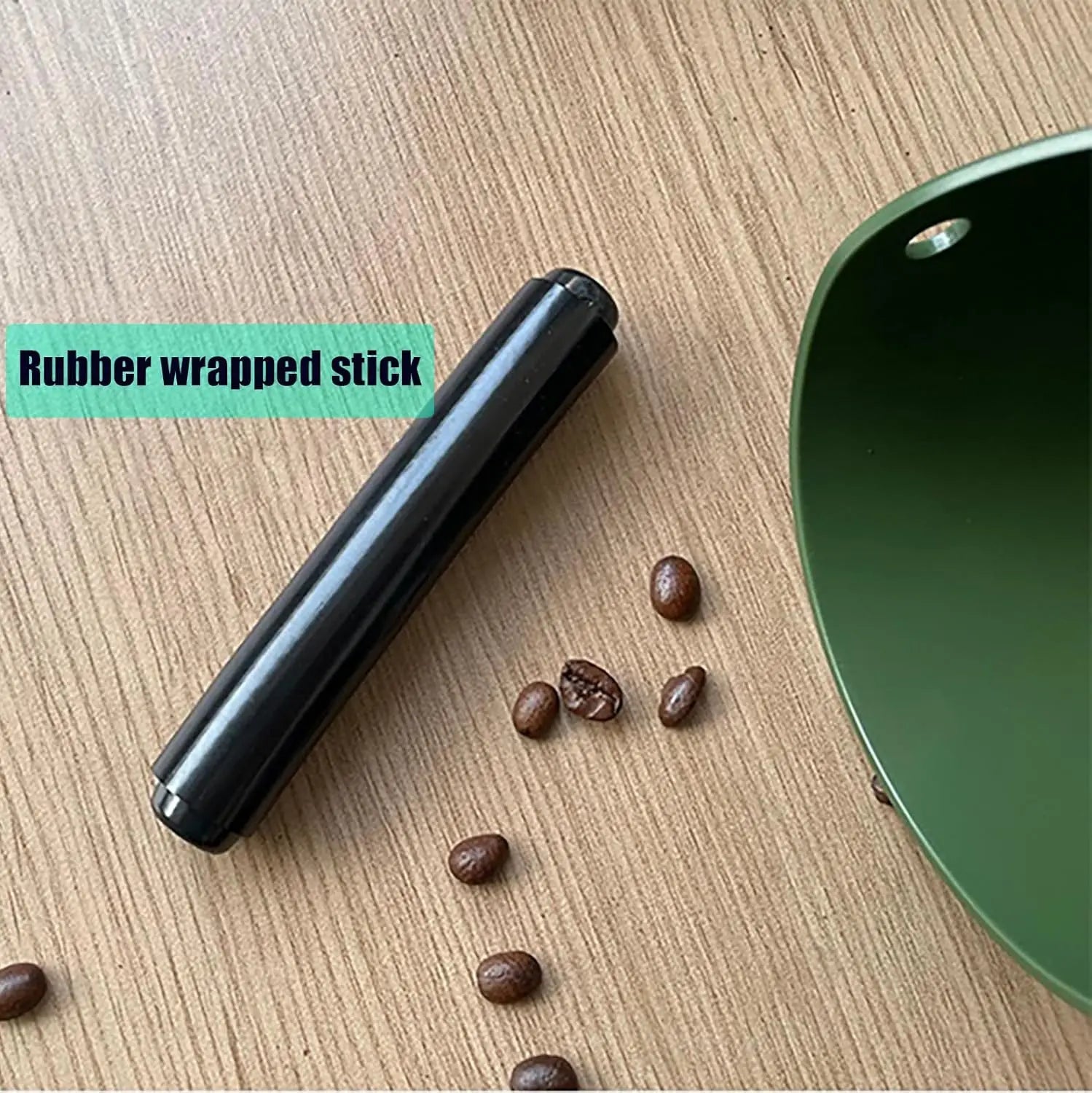 Coffee Knock Box, 4.6 in, Barista Style Espresso Grounds Knock Box, Removable Plastic Knock Rod, Non-Slip Base, Espresso Maker Accessory (Black) Wholesale Hub