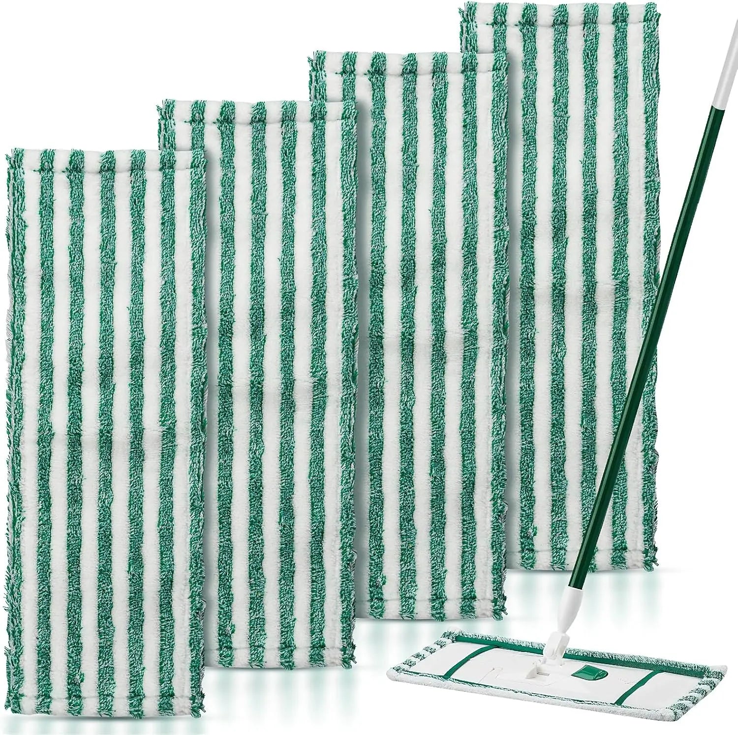 4 Pack Microfiber Mop Heads for Libman Microfiber Floor Mop, Mop Pads Refills for Libman Mop Head Replacement, Reusable & Washable Pads for Multi-Surface Floors, Wet & Dry Cleaning Pad Wholesale Hub