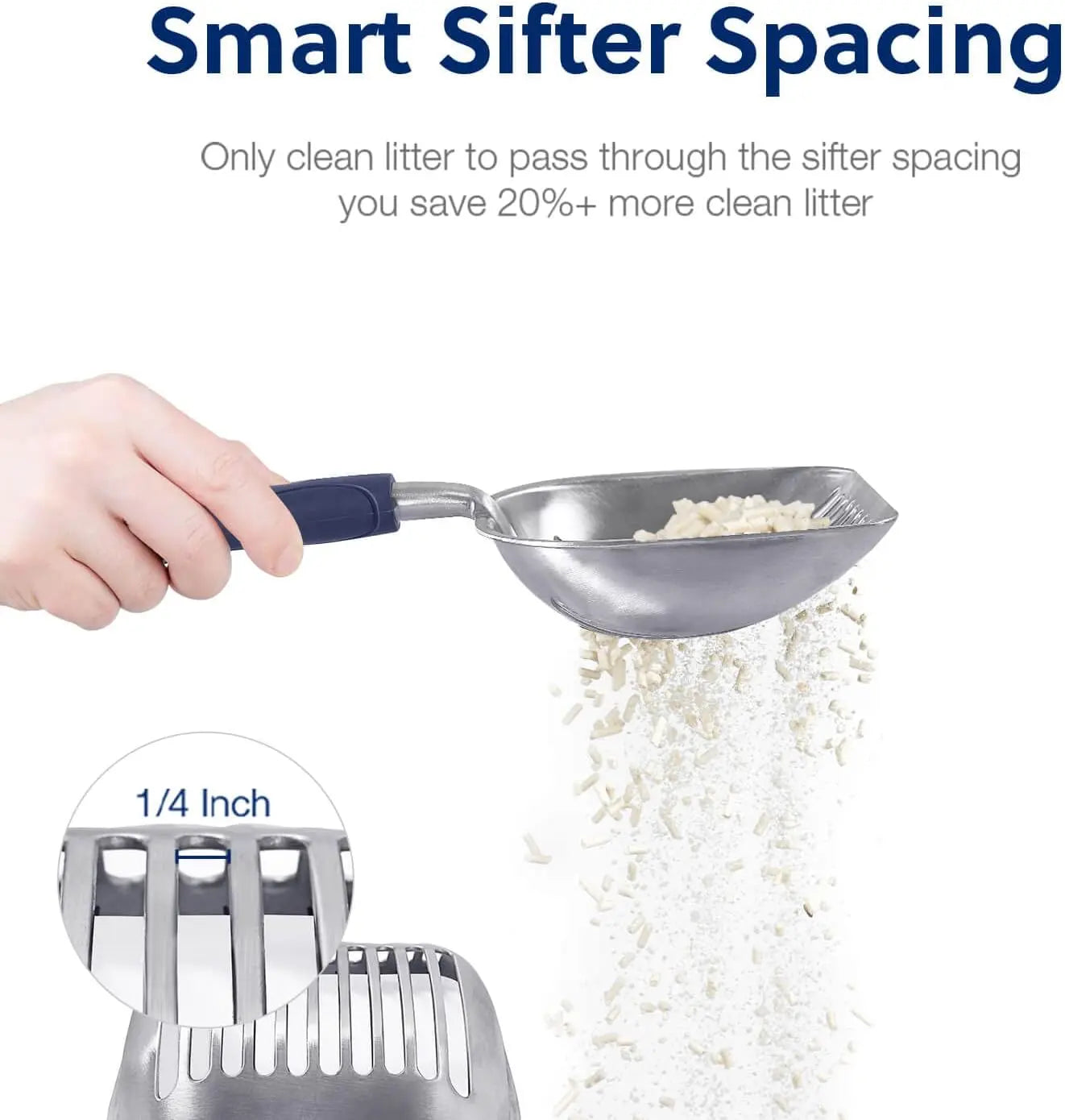 Litter Shovel & Dual-Sided Pet Grooming Comb Set Wholesale Hub