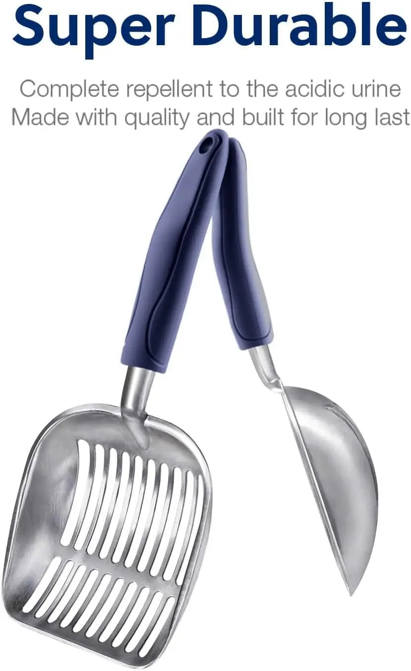 Litter Shovel & Dual-Sided Pet Grooming Comb Set Wholesale Hub