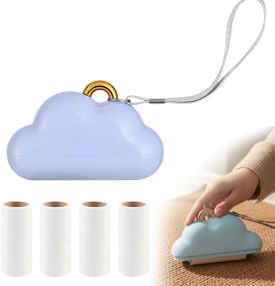 Small Lint Roller Travel Size, 2026 Upgraded Portable Reusable Small Lint Roller Travel Size for Pet Hair Clothes Lints Remover with 150 Sheets Refillable (Blue) Wholesale Hub