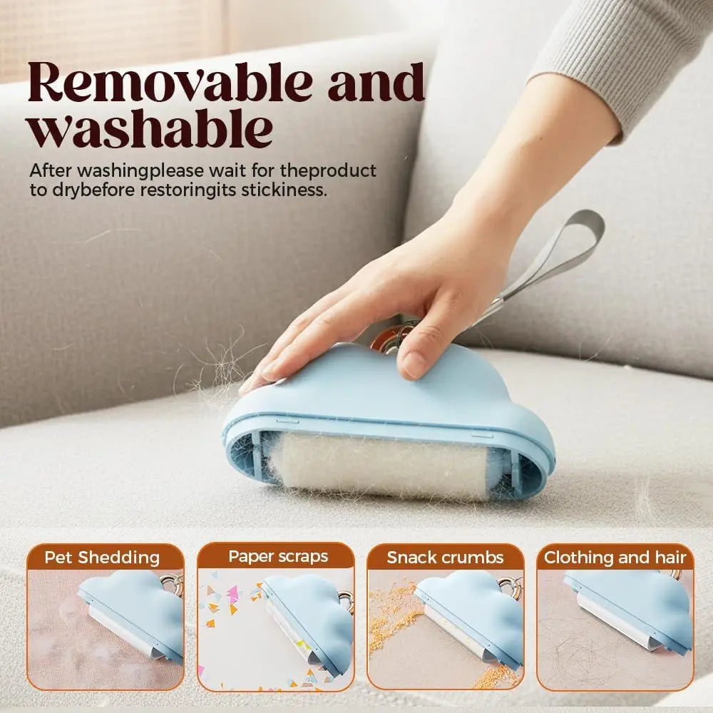 Small Lint Roller Travel Size, 2026 Upgraded Portable Reusable Small Lint Roller Travel Size for Pet Hair Clothes Lints Remover with 150 Sheets Refillable (Blue) Wholesale Hub