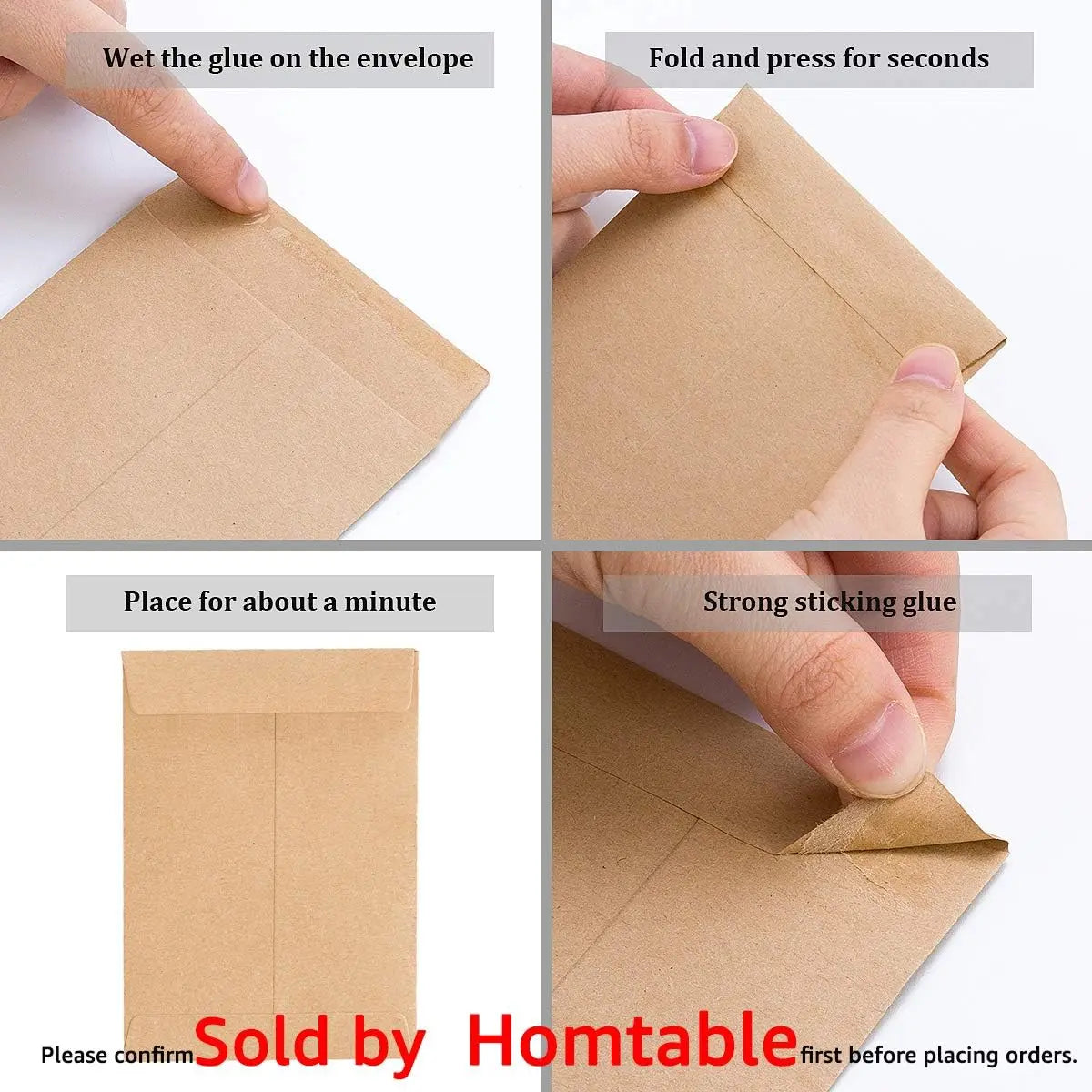 100 Pack Small Coin Envelopes Self-Adhesive Kraft Paper Seed Envelopes Mini Parts Small Items Stamps Storage Packets Envelopes for Garden, Office or Wedding Gift(2.25"×3.5") (100) Wholesale Hub