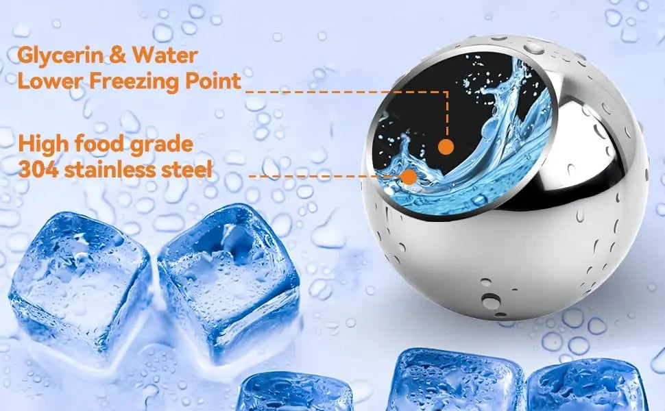 2 Pack Espresso Frozen Ball for Espresso Coffee, Stainless Steel Espresso Chilling Ball Espresso Cooler Espresso Machine Accessories Wholesale Hub