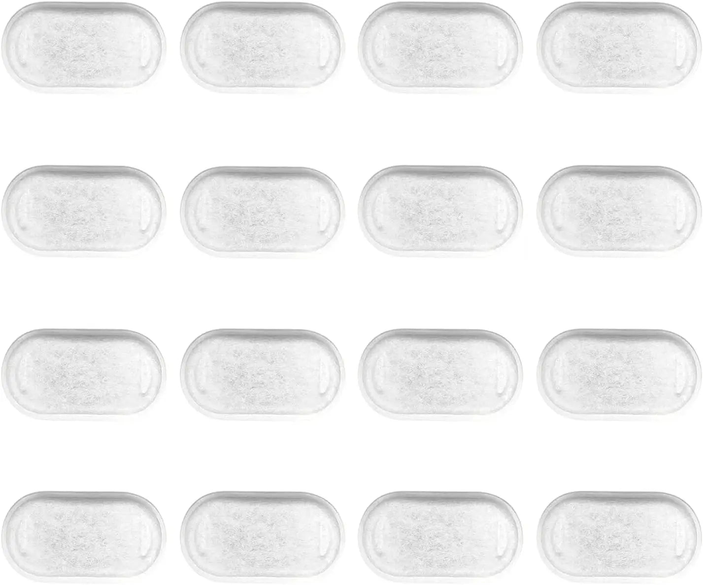 16 Pack Replacement Filters for Cat/Dog Water Fountain - Stainless Steel, 67oz/2L Adjustable Water Flow, Super Quiet Wholesale Hub