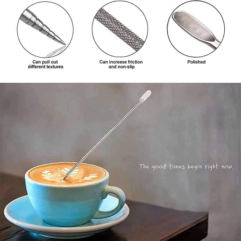 20 oz Milk Frothing Pitcher, 304 stainless steel 600ml milk can coffee frothing cup with art deco pen milk jug coffee cup used to make cappuccino latte Wholesale Hub