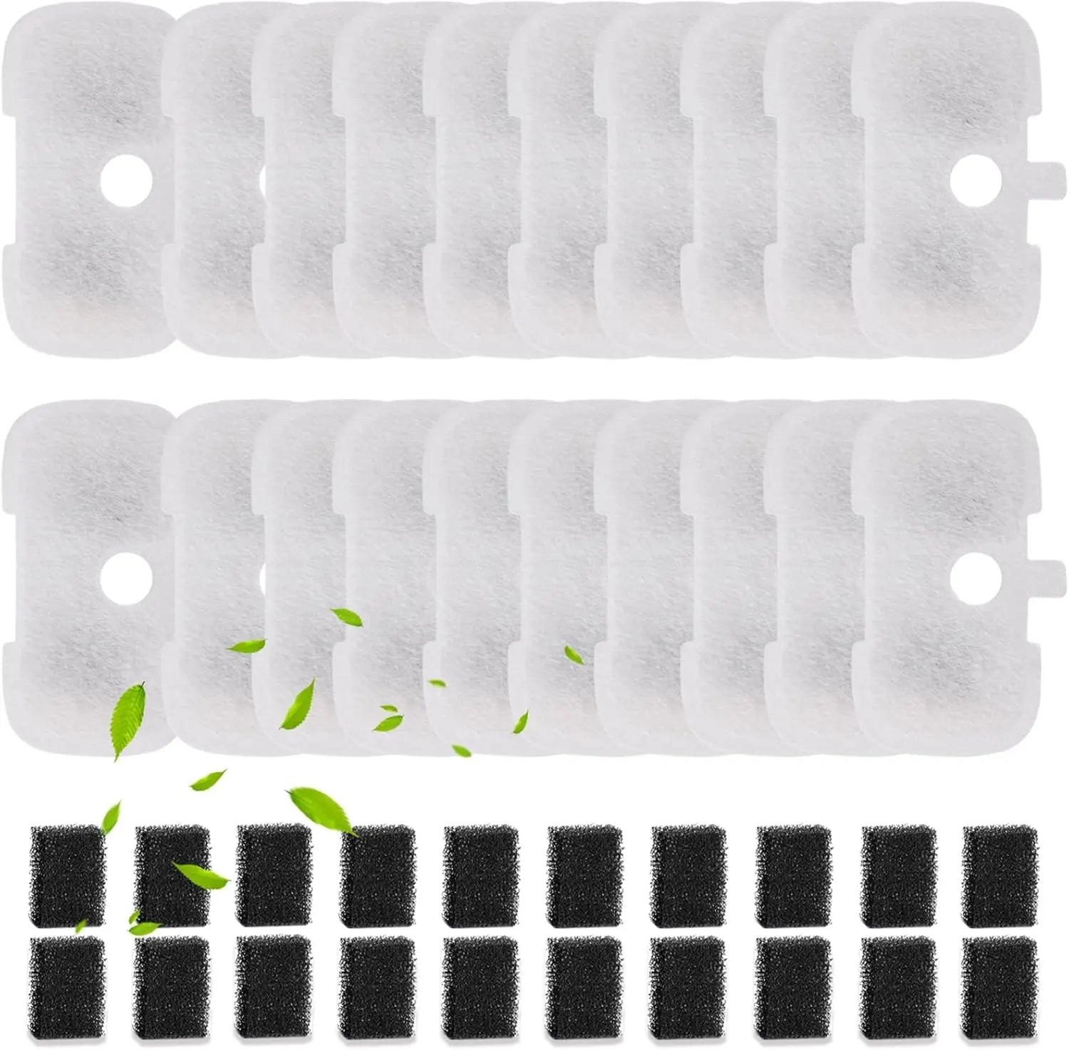 20 Packs Filter Replacement Compatible with Cat Water Fountain PLWF005/PLWF105/PLWF115/PLWF106/PLWF116/PLWF305, Upgrade Replacement Filters Fit Pet libro Water Fountain, Easy to Install Wholesale Hub