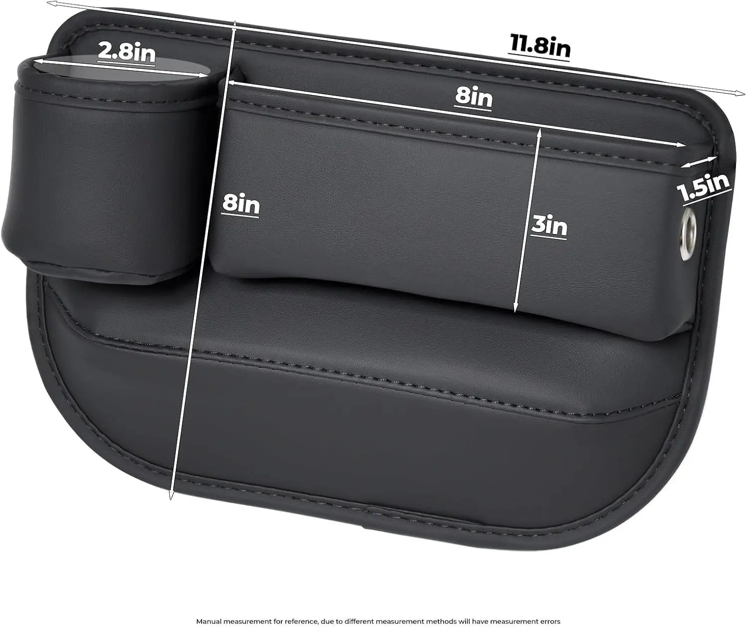 Anti-Drop Car Seat Gap Filler Organizer, Premium Leather Console Organizer, Easy Access to Phone/Keys, Universal Fit for Car SUV Truck Multi-Purpose Essentials Organizer(2PC) Wholesale Hub